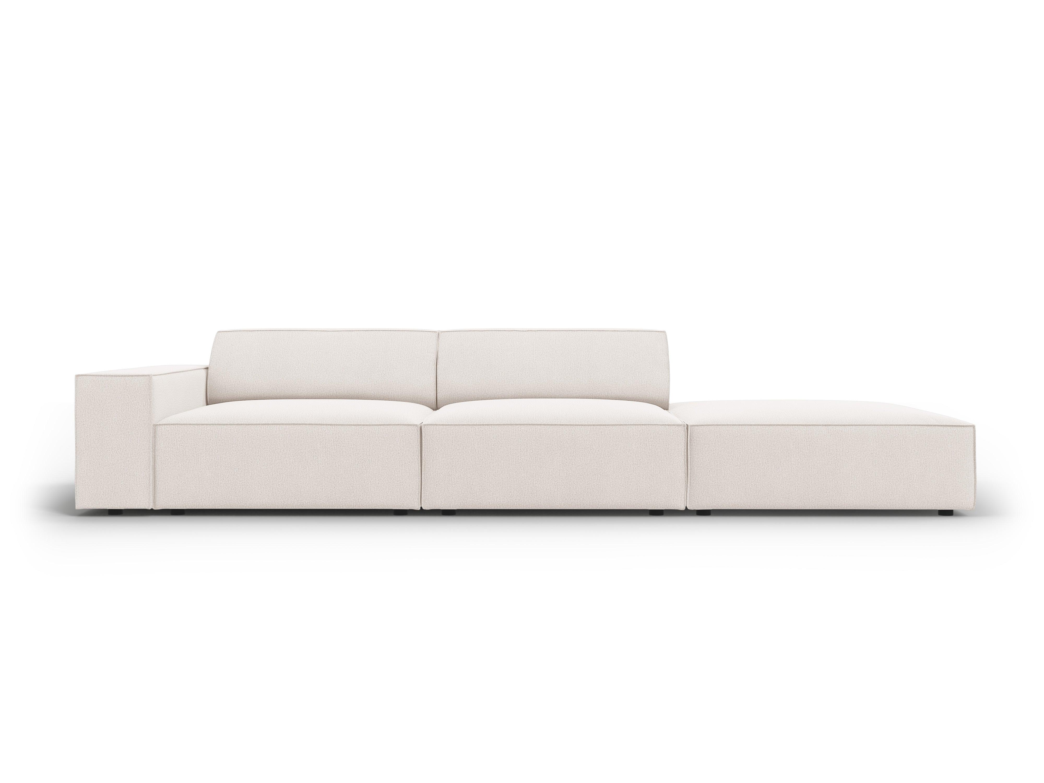 Sofa prawostronna 3-osobowa JODIE jasnobeżowy – Micadoni