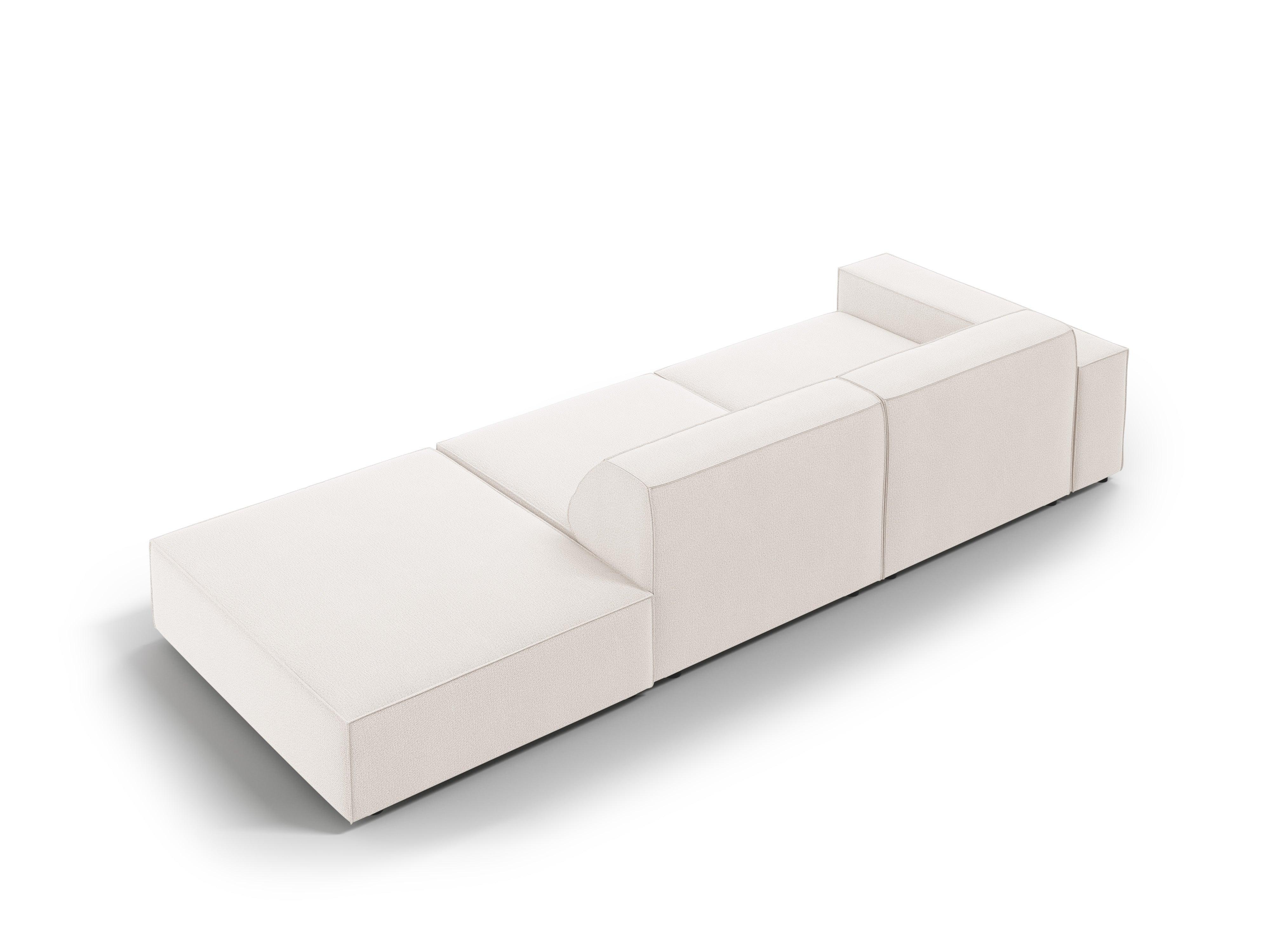 Sofa prawostronna 3-osobowa JODIE jasnobeżowy – Micadoni