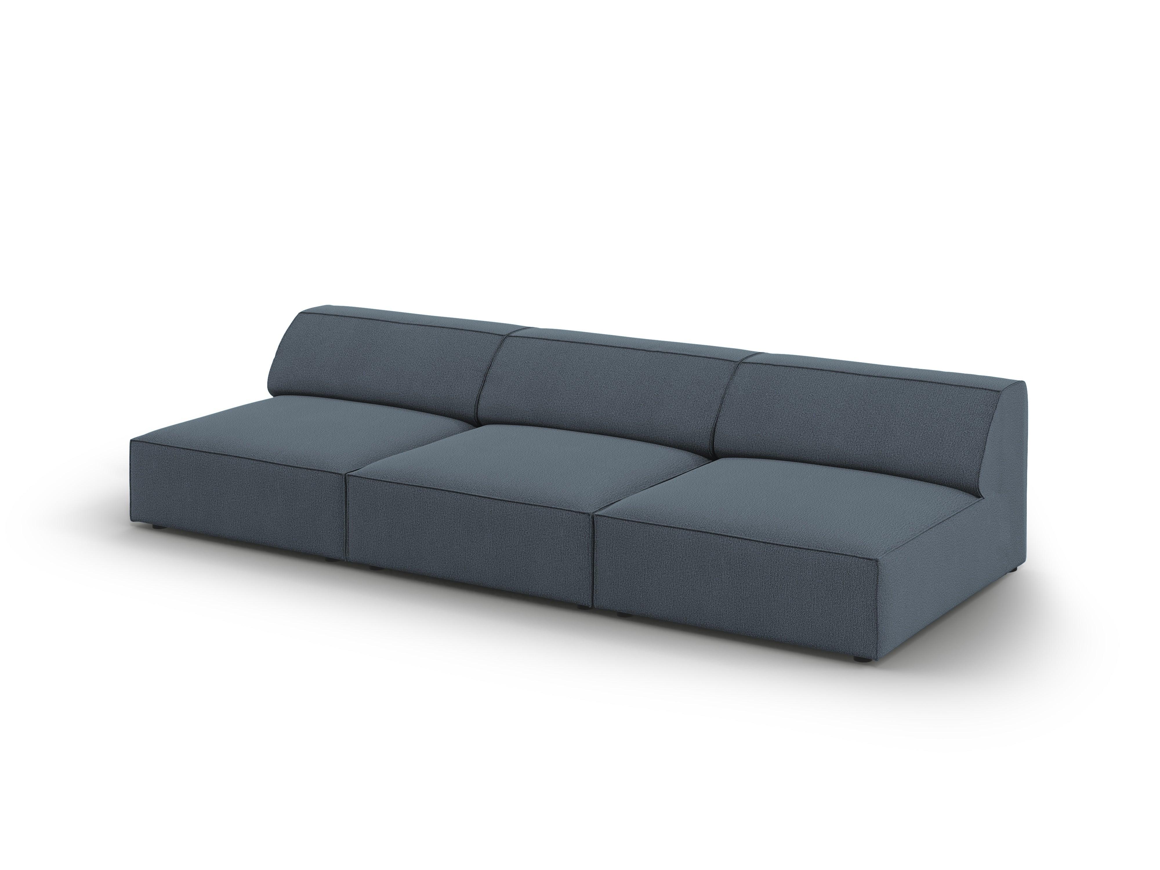 Sofa 3-osobowa otwarta JODIE niebieski Micadoni Eye on Design