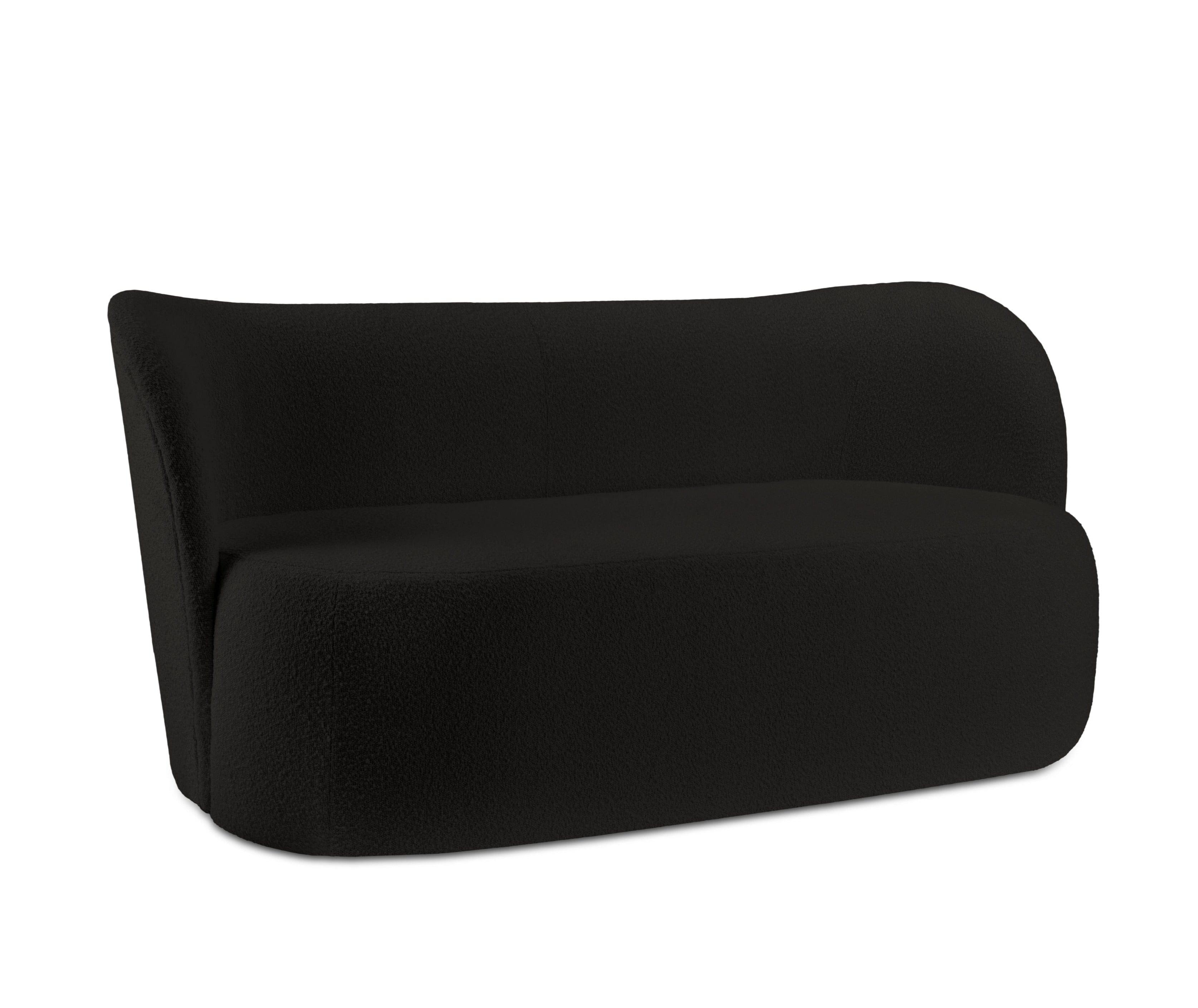 Sofa 3-osobowa SAAMIT boucle czarny Micadoni Eye on Design