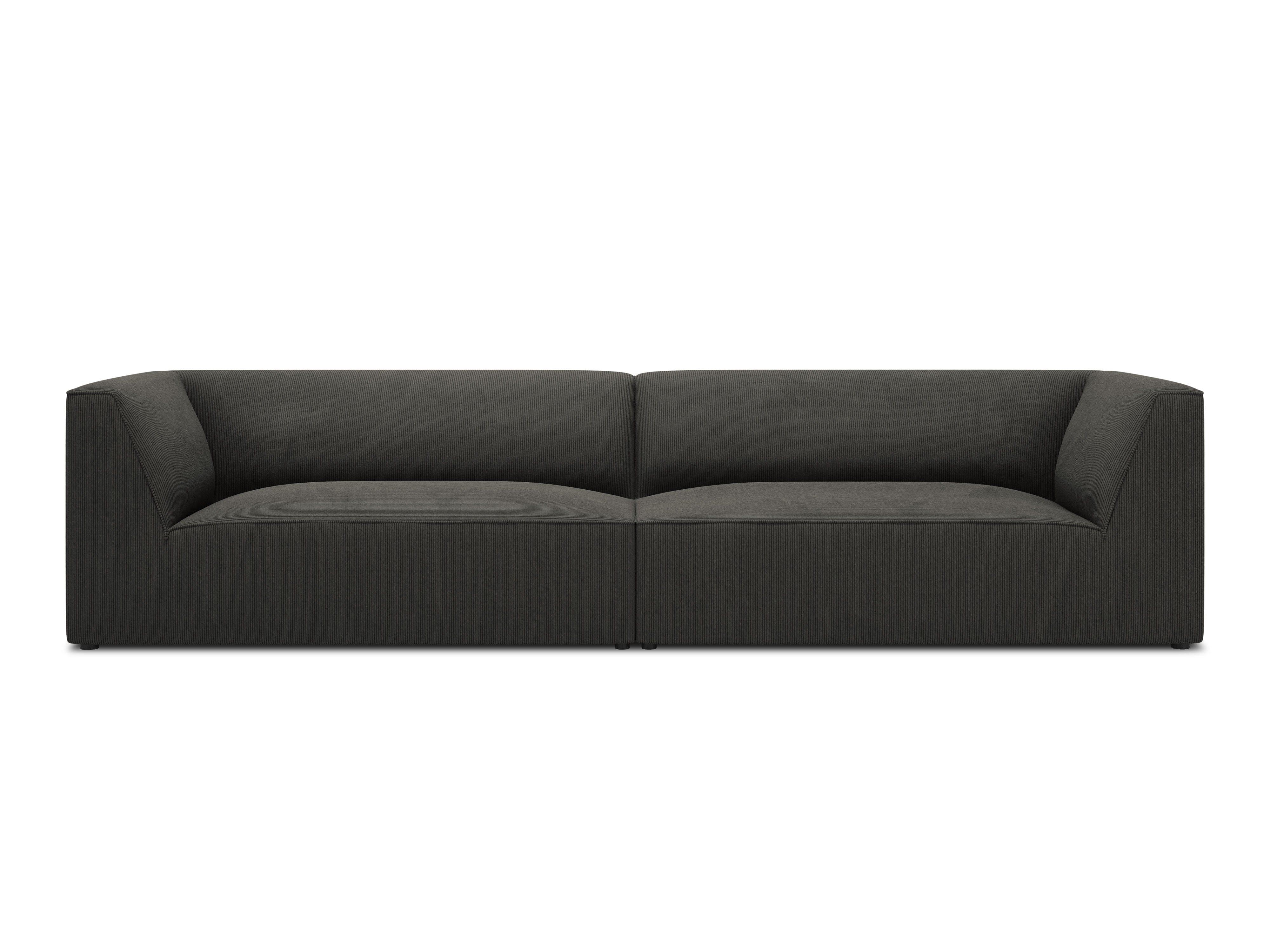 Sofa sztruksowa RUBY ciemnoszary Micadoni Eye on Design