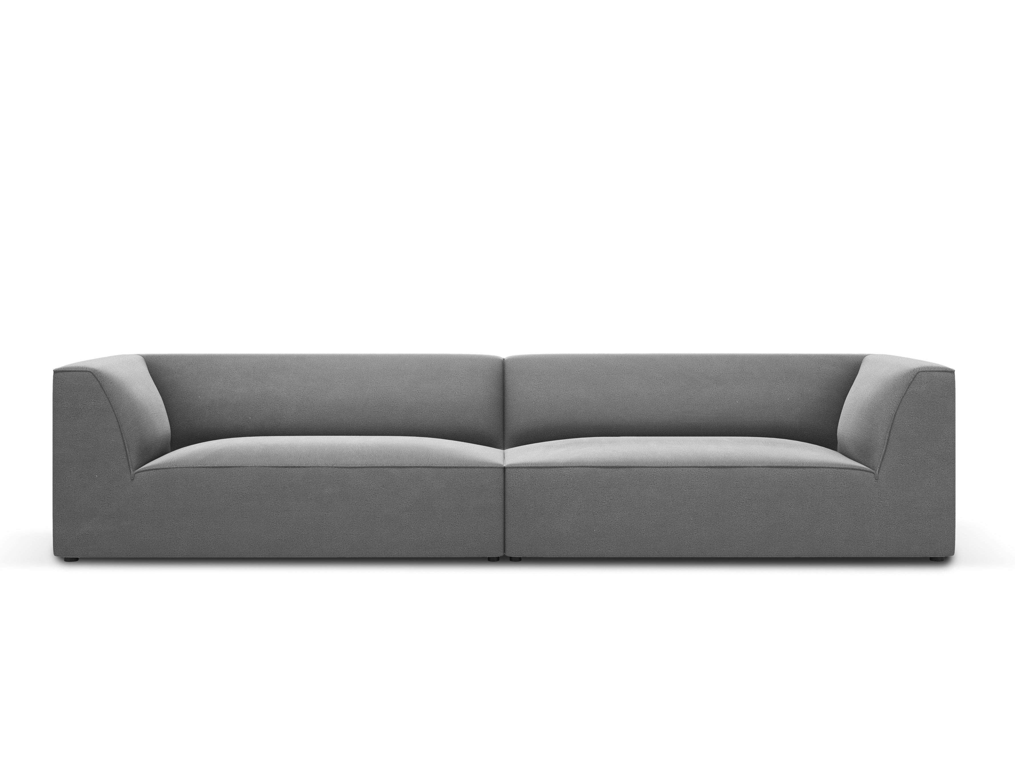 Sofa aksamitna RUBY szary – Micadoni