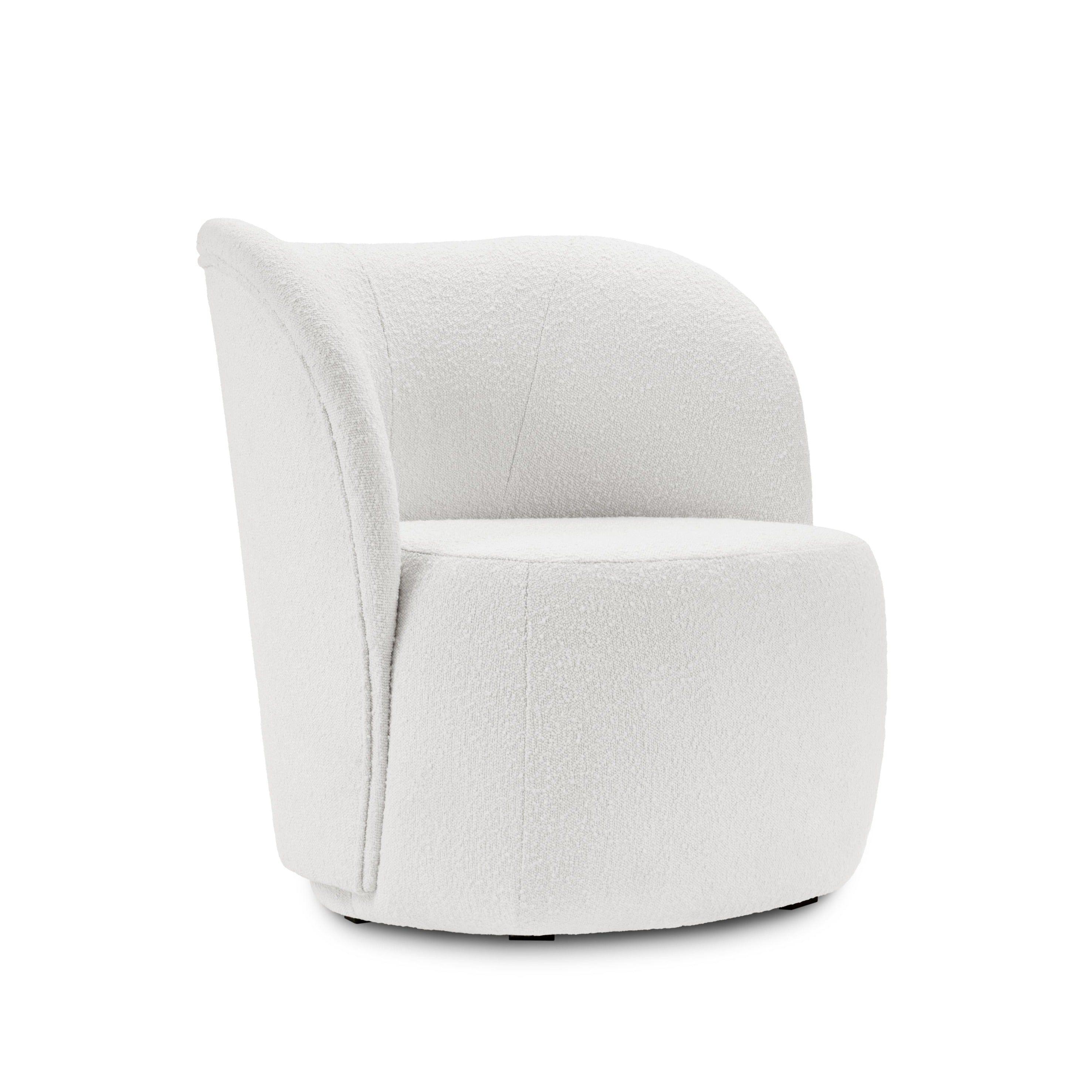 Fotel SAAMIT boucle beżowy Micadoni Eye on Design