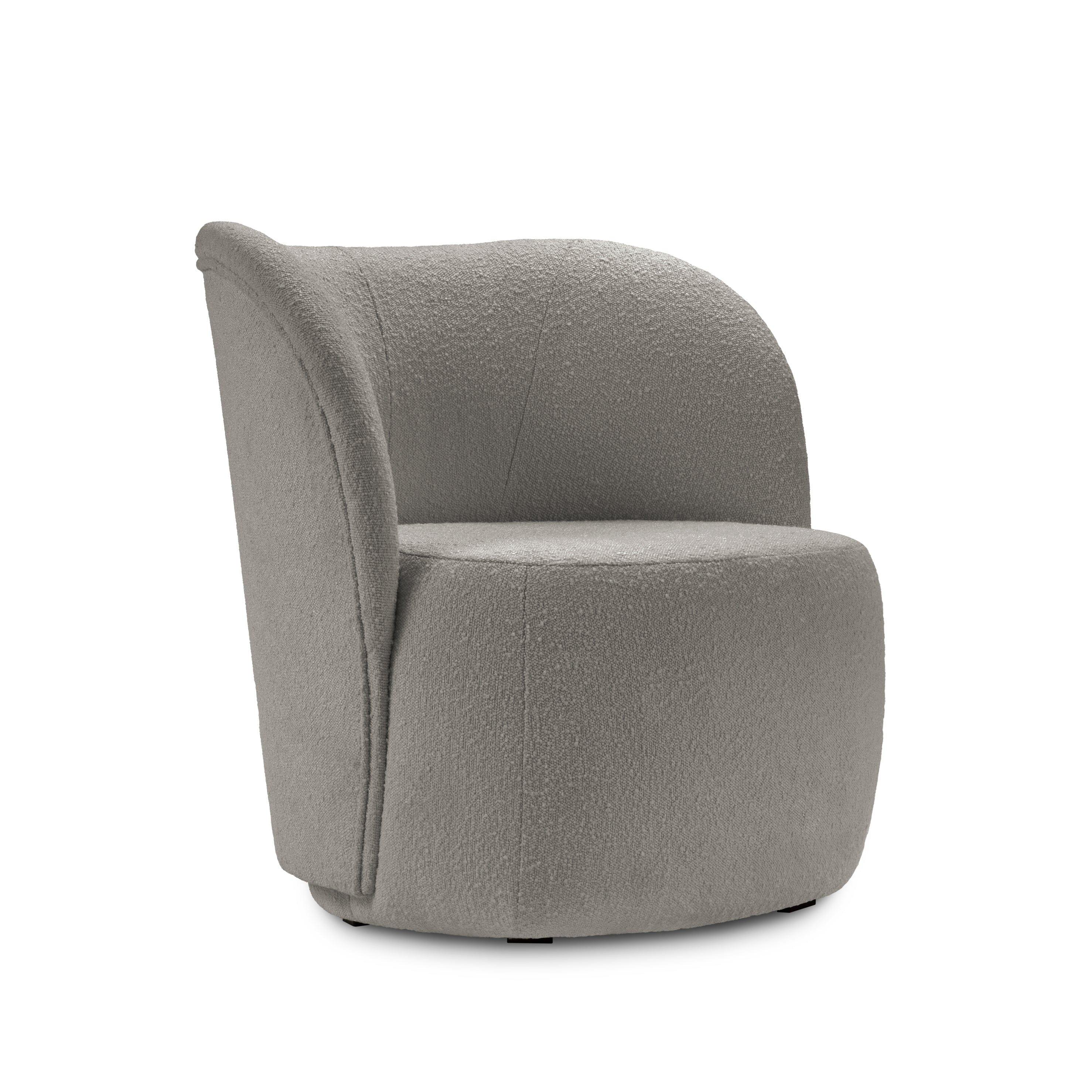 Fotel SAAMIT boucle szary Micadoni Eye on Design