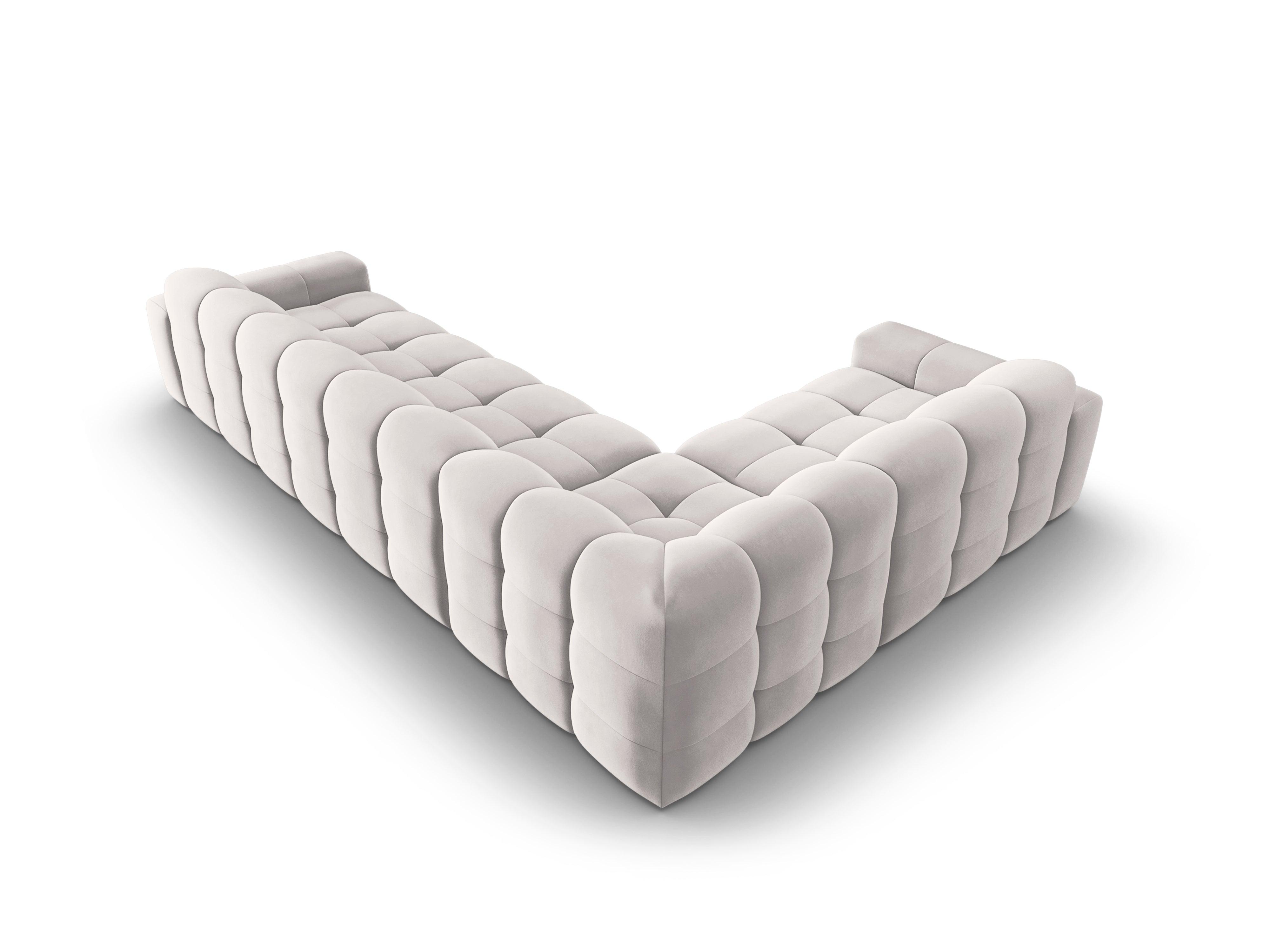 Narożnik lewostronny 6-osobowy KENDAL jasnoszary Micadoni Eye on Design