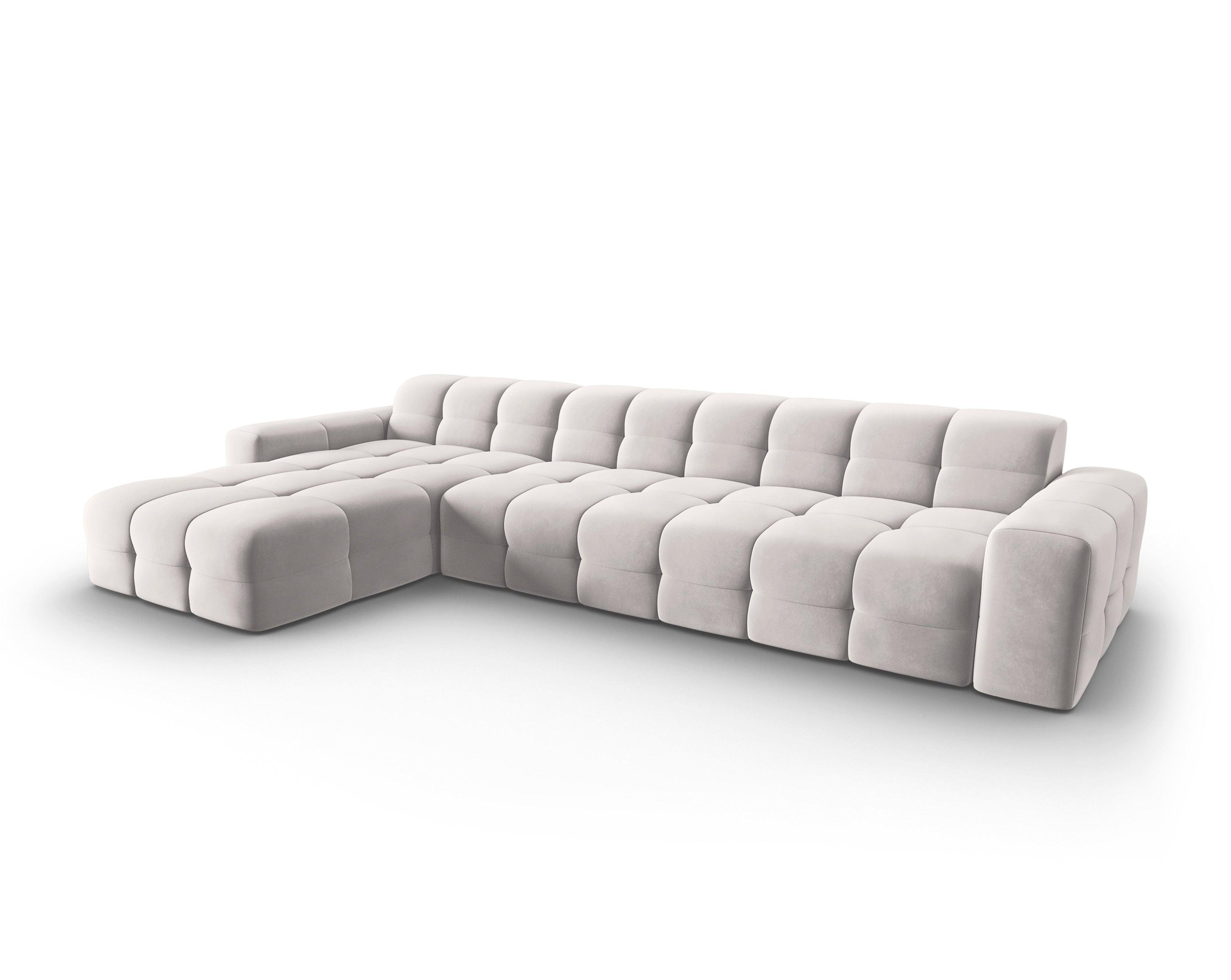 Narożnik lewostronny 5-osobowy KENDAL jasnoszary Micadoni Eye on Design