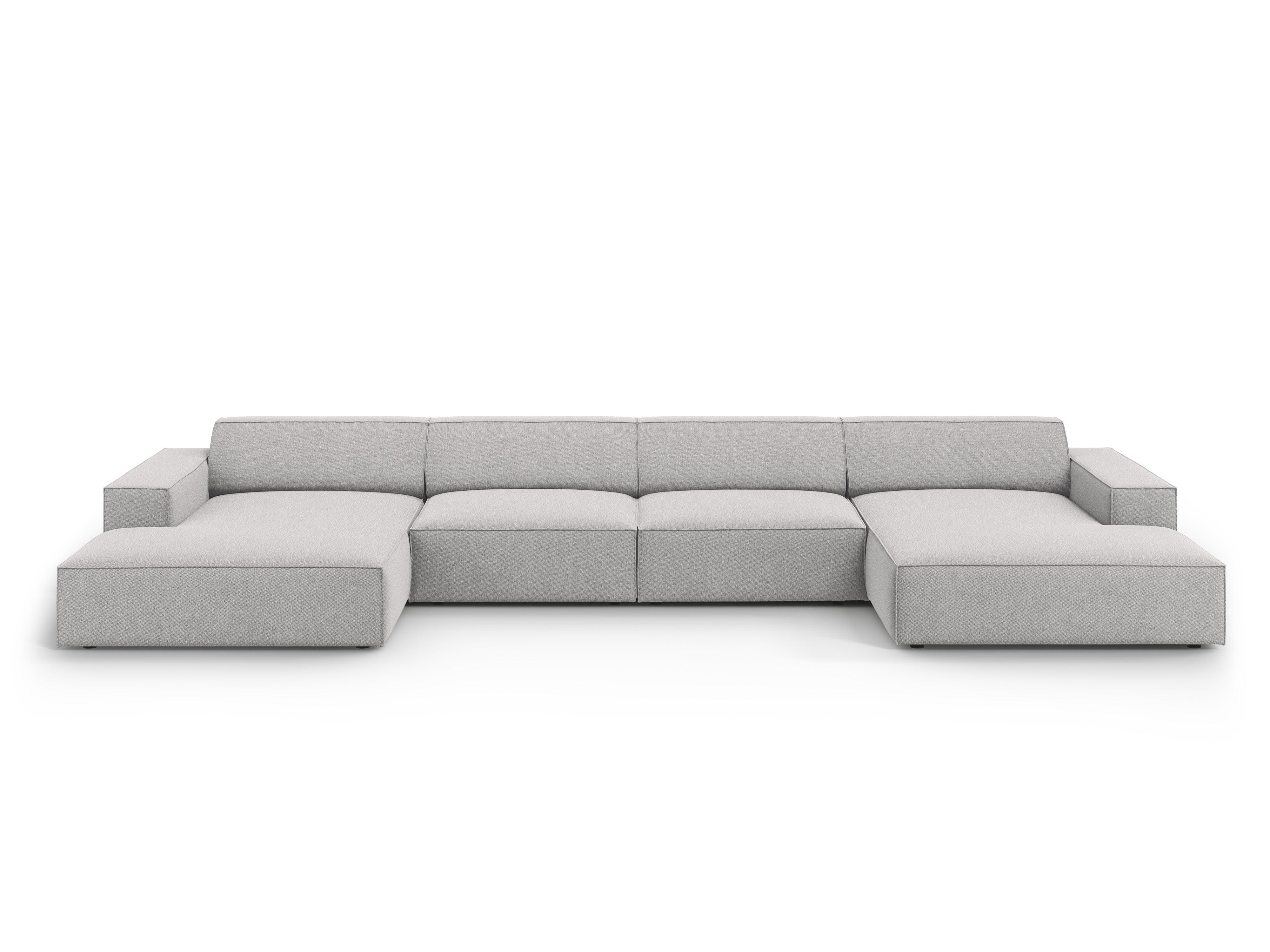 Sofa panoramiczna JODIE jasnoszary – Micadoni