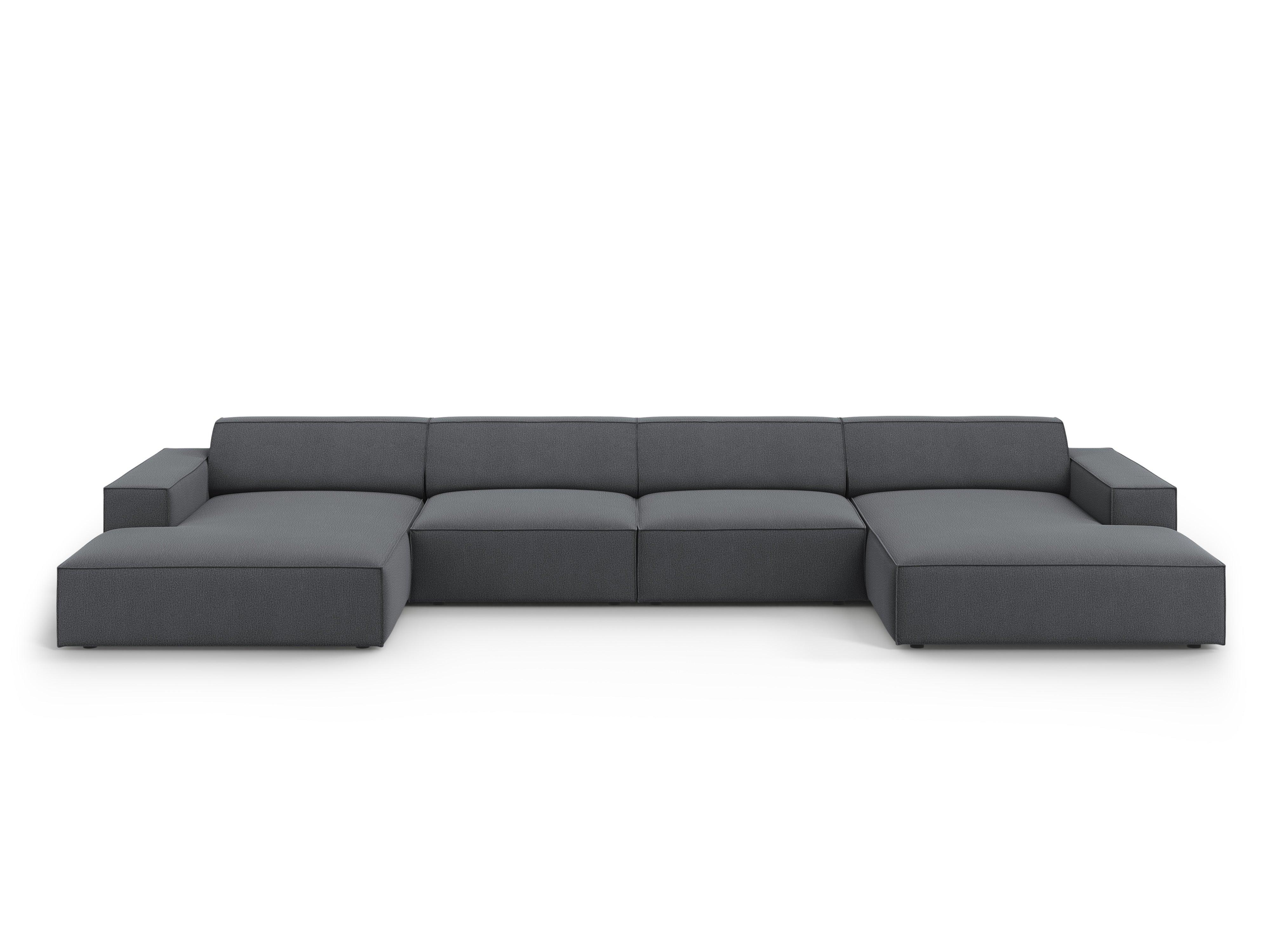 Sofa panoramiczna JODIE ciemnoszary – Micadoni