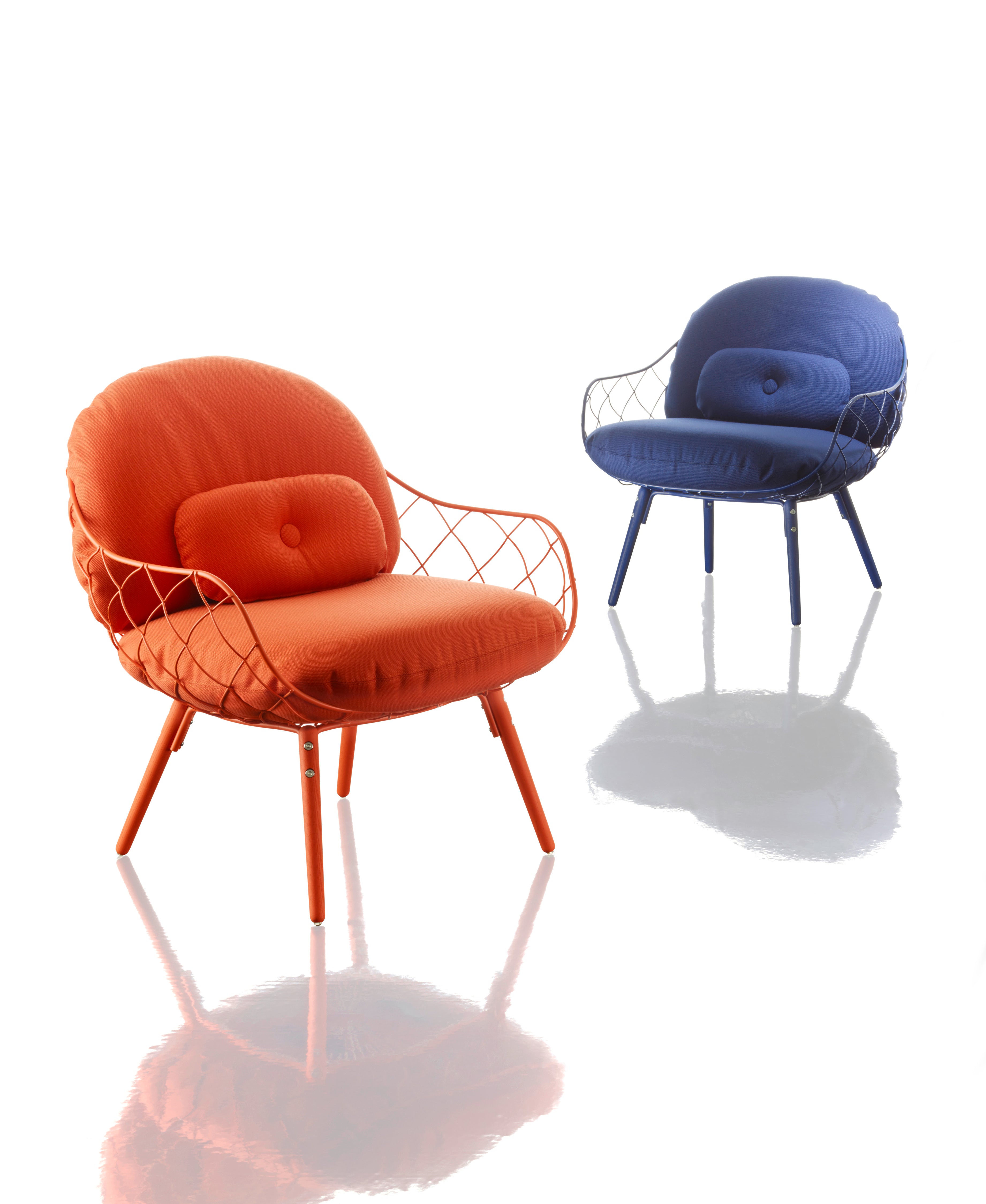 Niski fotel PIÑA biały Magis Eye on Design