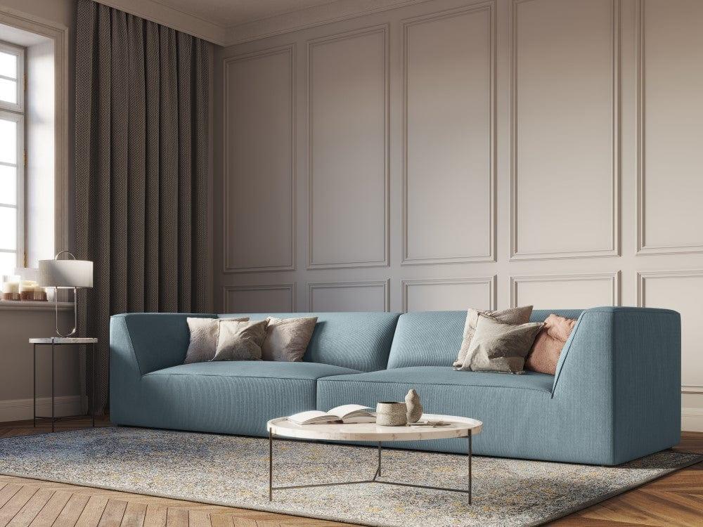 Sofa sztruksowa RUBY jasnoniebieski Micadoni Eye on Design