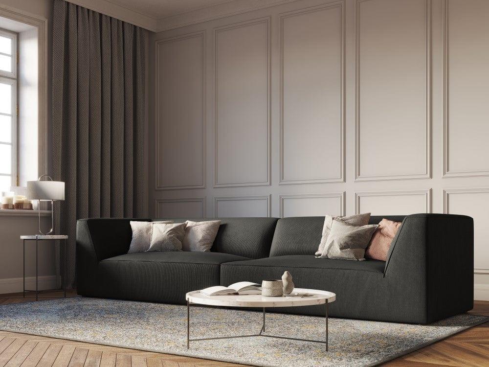 Sofa sztruksowa RUBY ciemnoszary Micadoni Eye on Design