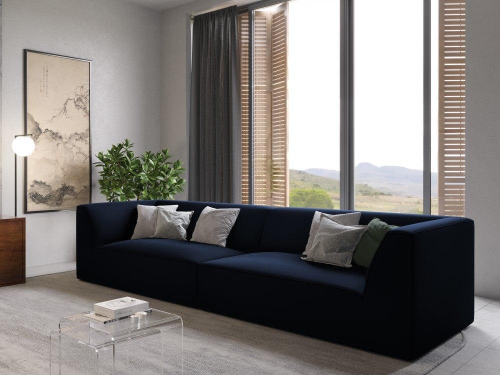 Sofa aksamitna RUBY granat królewski Micadoni Eye on Design