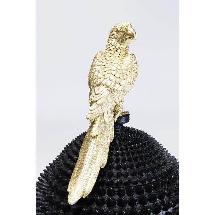 Dekoracyjny pojemnik PARROT czarny Kare Design Eye on Design