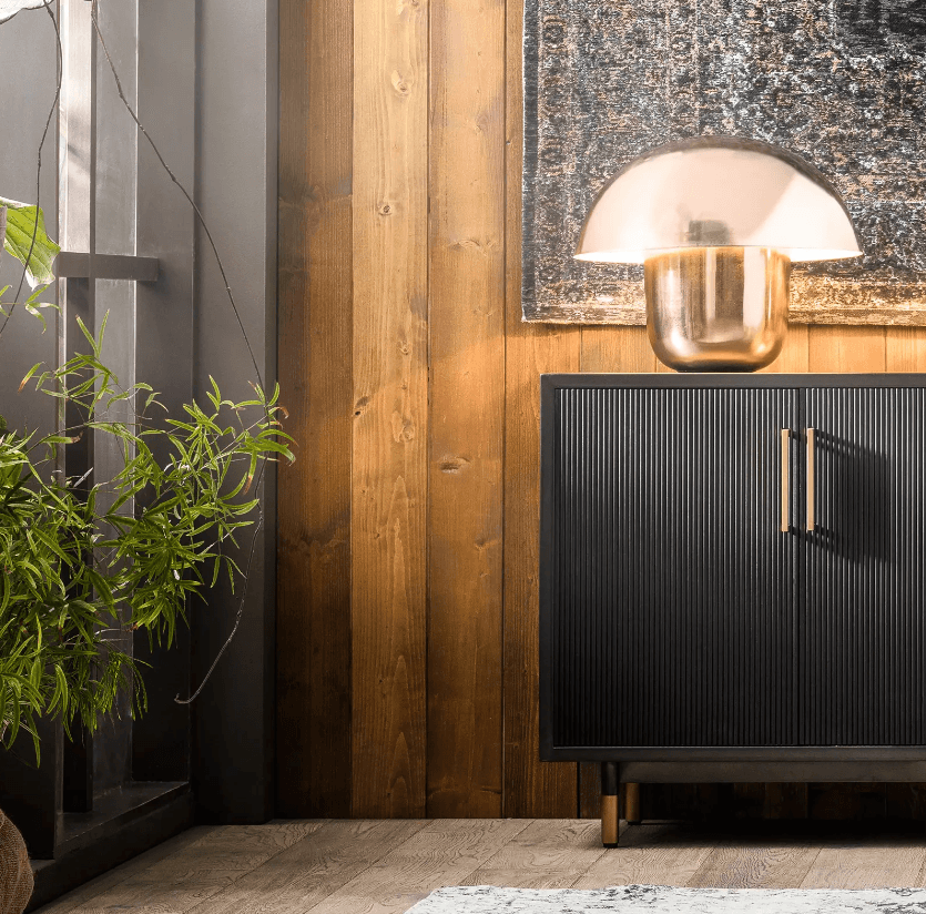 Lampa stołowa MUSHROOM złoty Kare Design Eye on Design