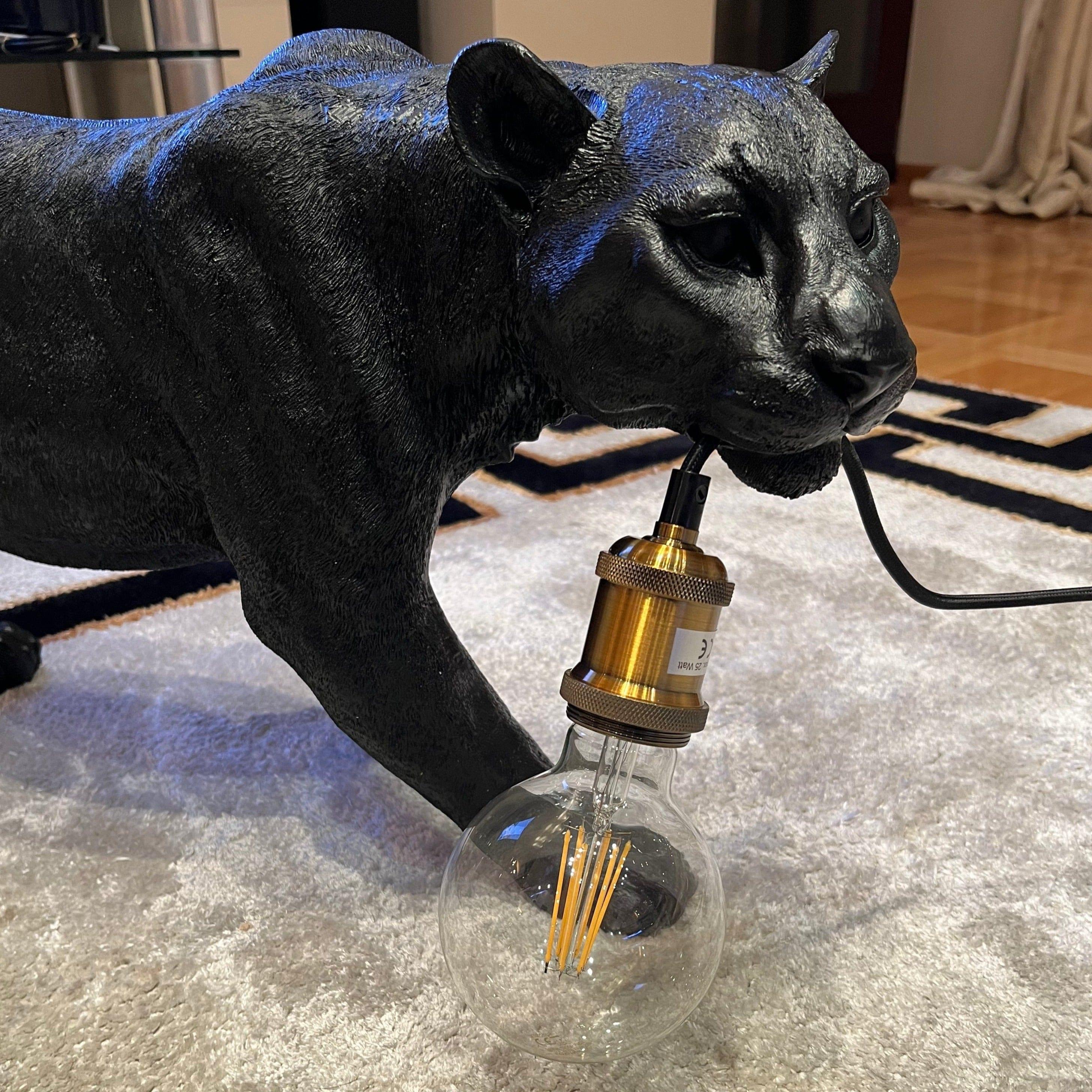 Lampa w kształcie czarnej pantery Kare Design Eye on Design