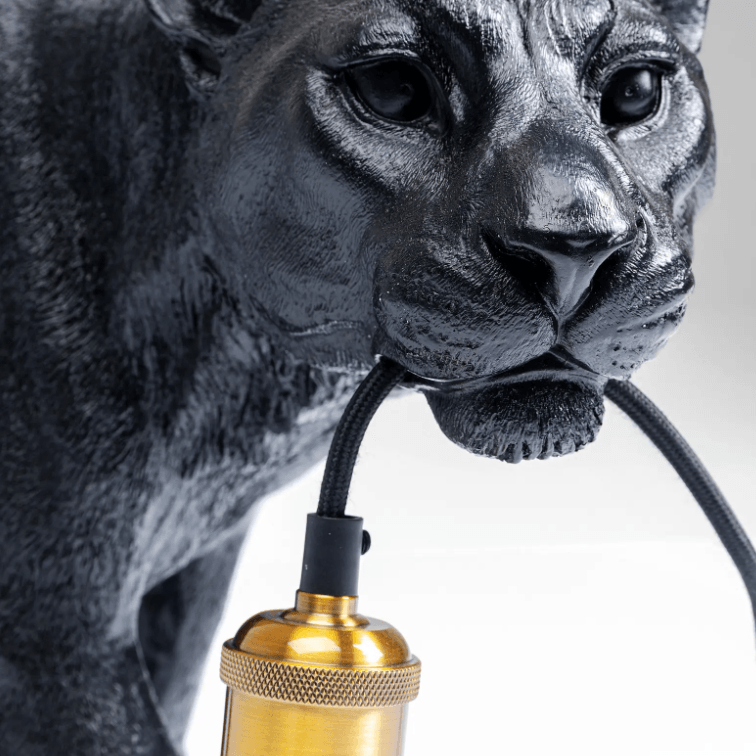 Lampa w kształcie czarnej pantery Kare Design Eye on Design