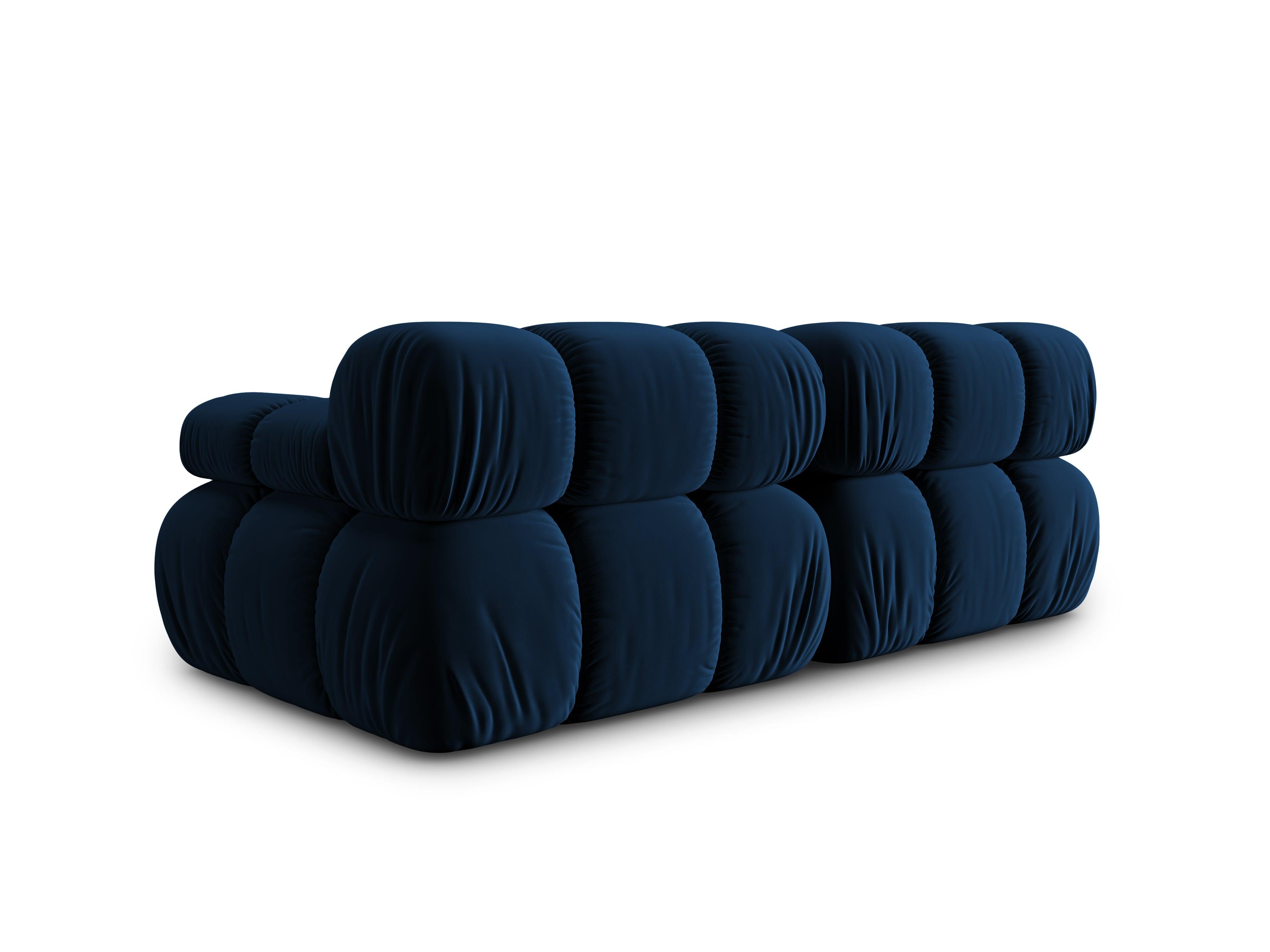 Sofa aksamitna 2-osobowa TROPEA granat królewski Milo Casa Eye on Design