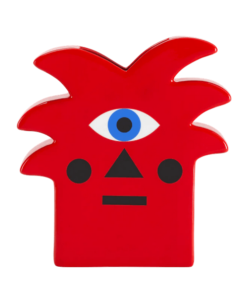 Wazon RED PALM czerwony Qeeboo Eye on Design