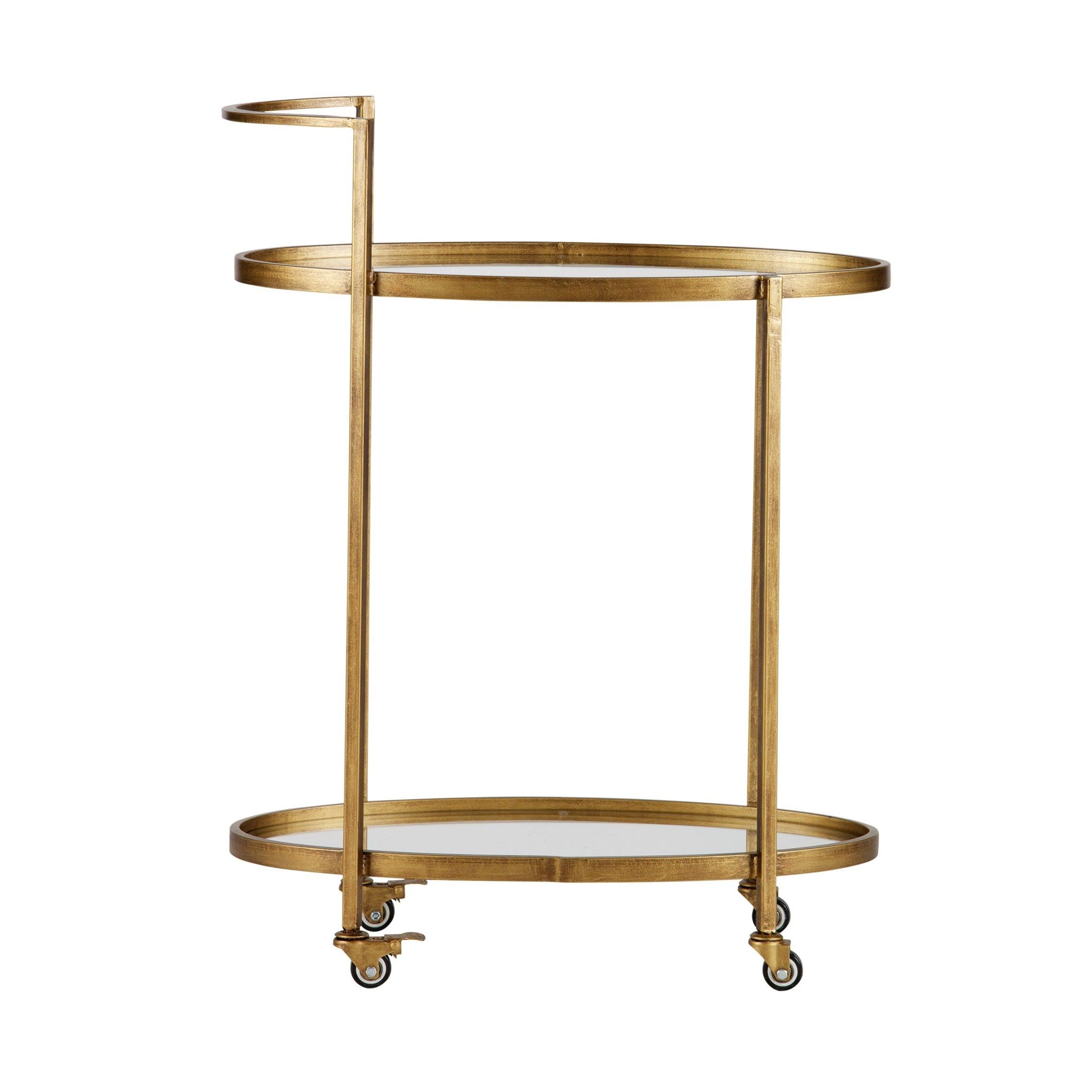 Wózek barowy PUSH antyczny mosiądz Be Pure Eye on Design