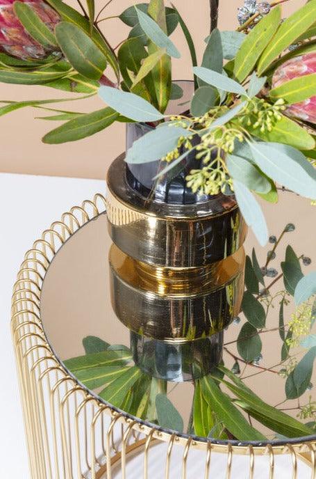 Zestaw stolików bocznych SHINE złoty Kare Design Eye on Design