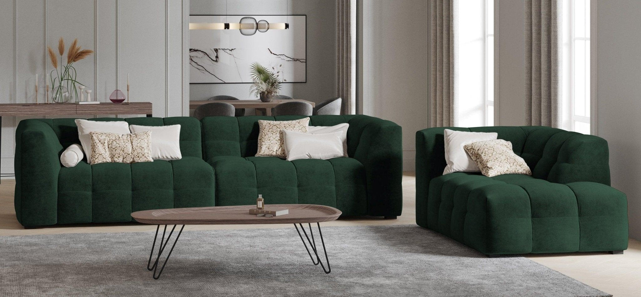 Szezlongi zielone - Eye on Design