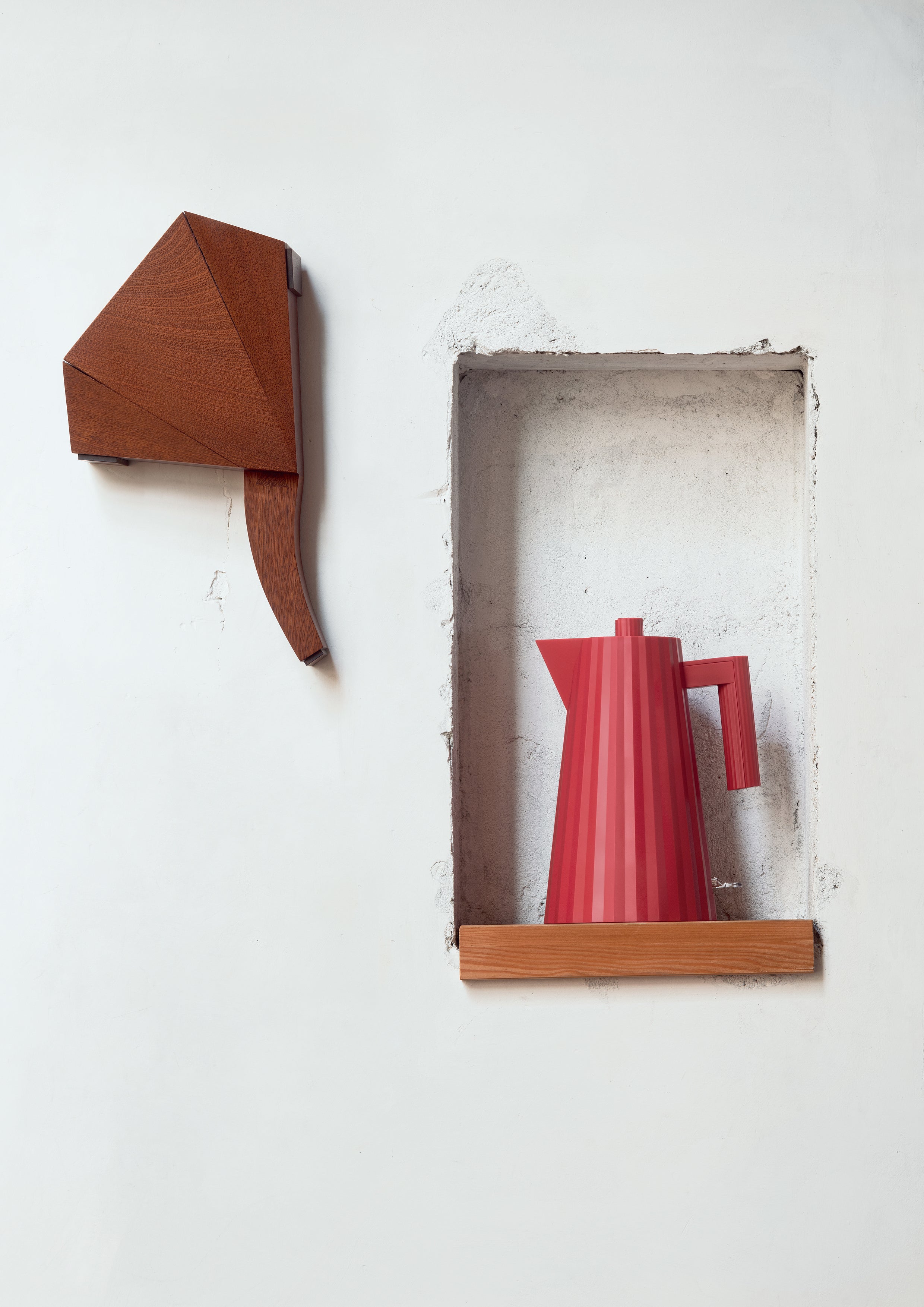 Plissé -Elektrokesselrot