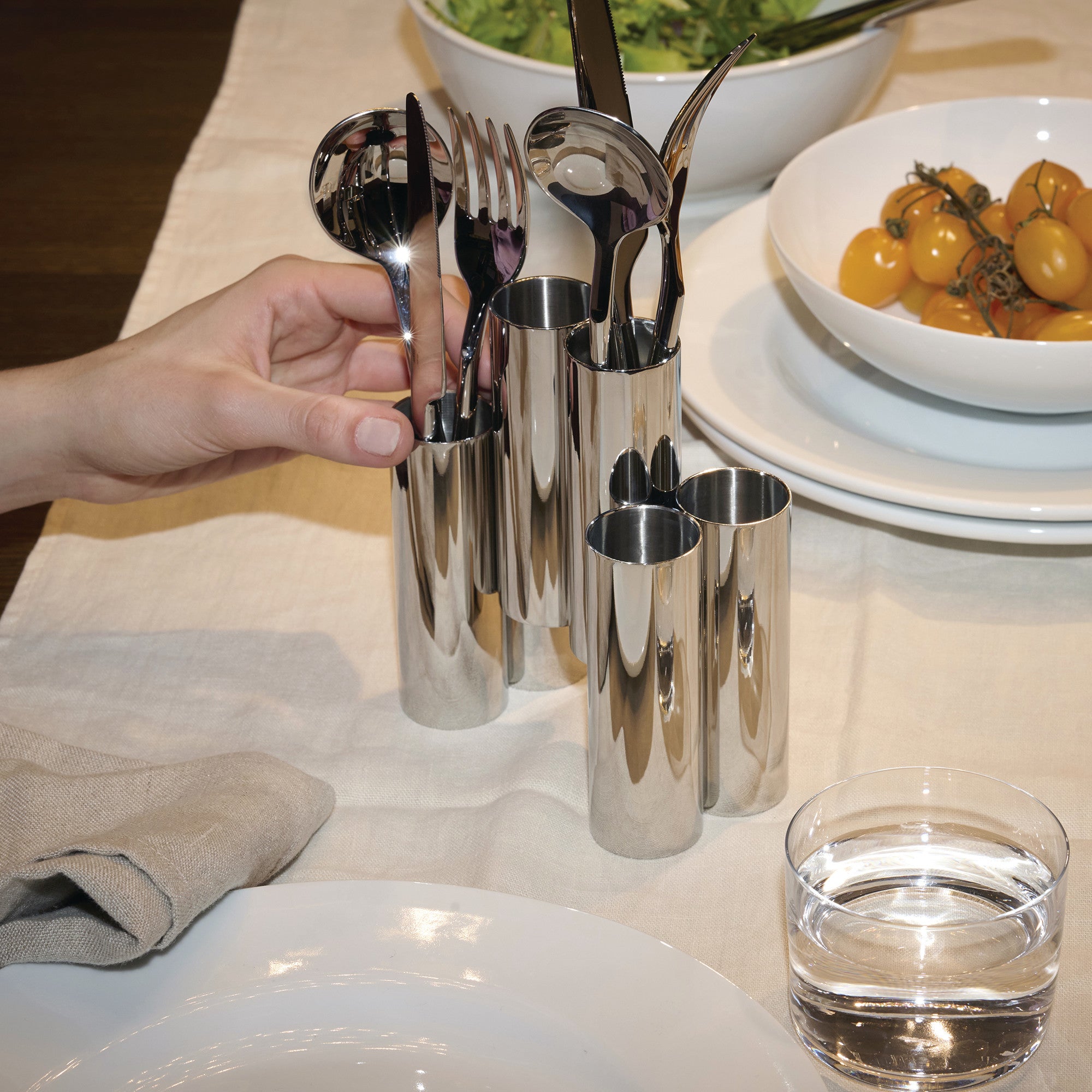CANALE Stainless Steel Cutlery Stand