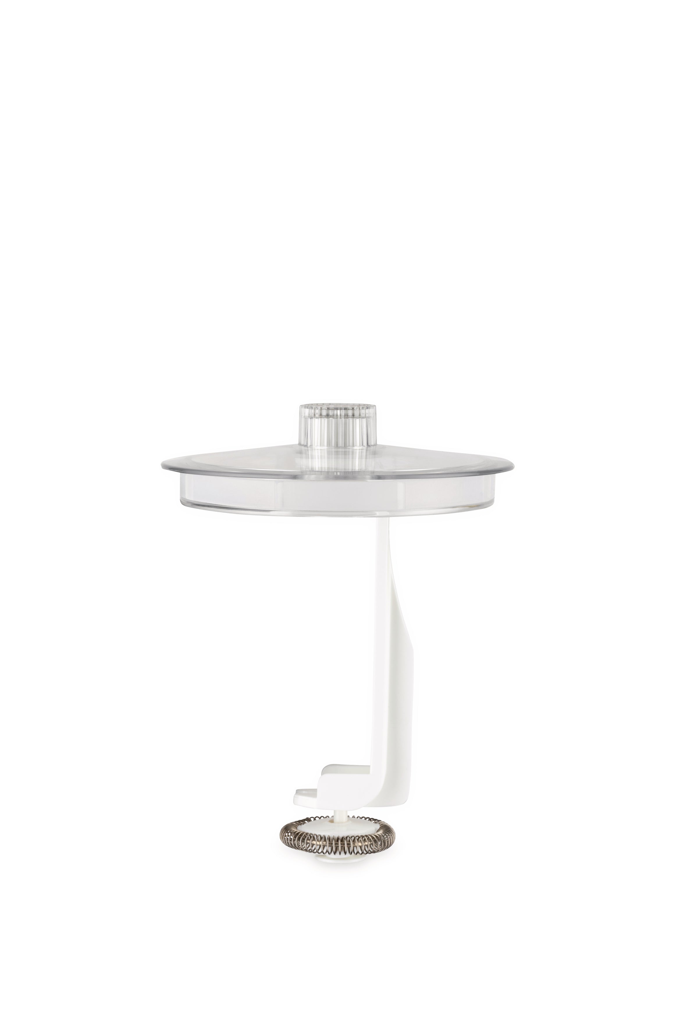 Plissé weiße Milchfrother