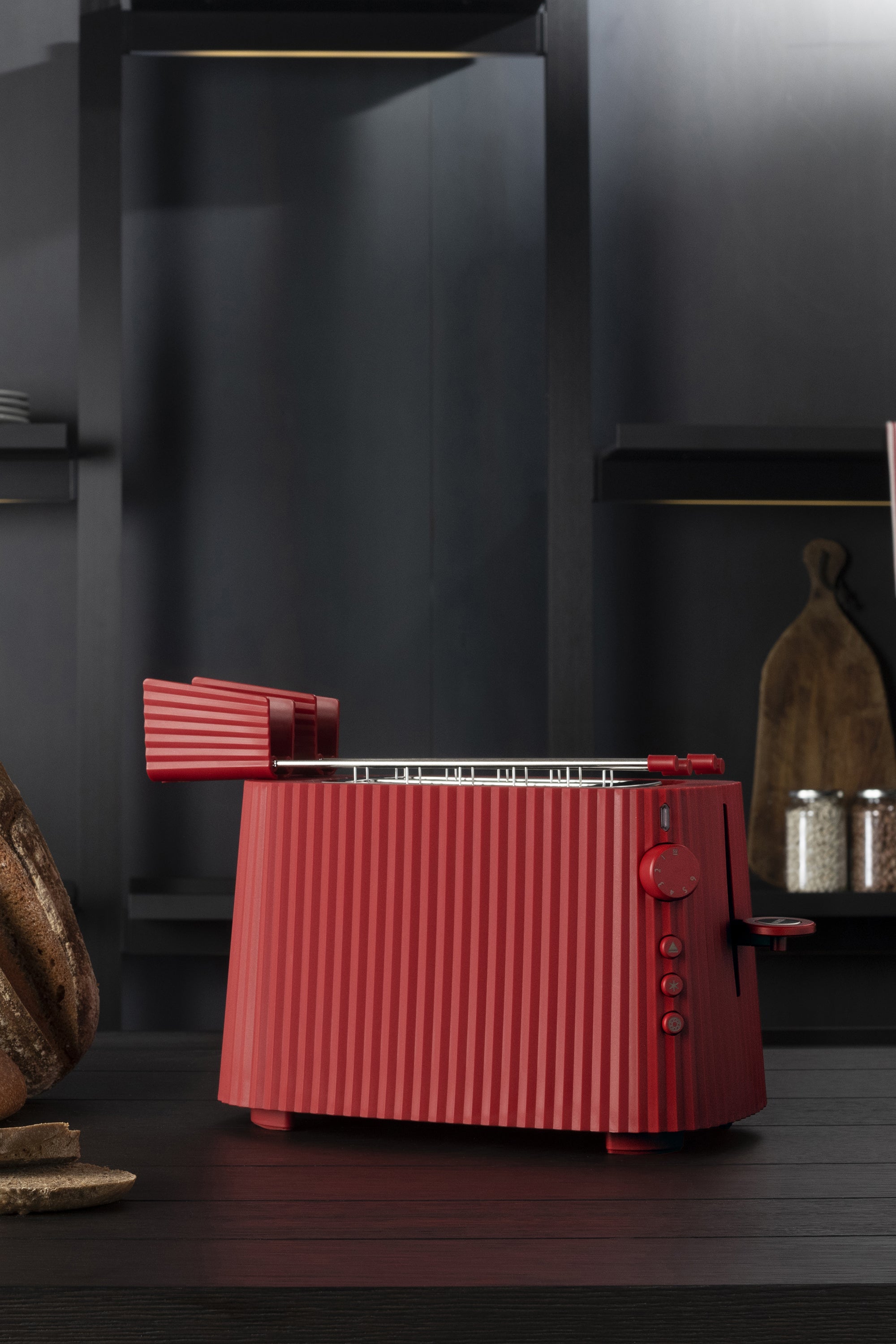 Toster PLISSÉ czerwony – Alessi