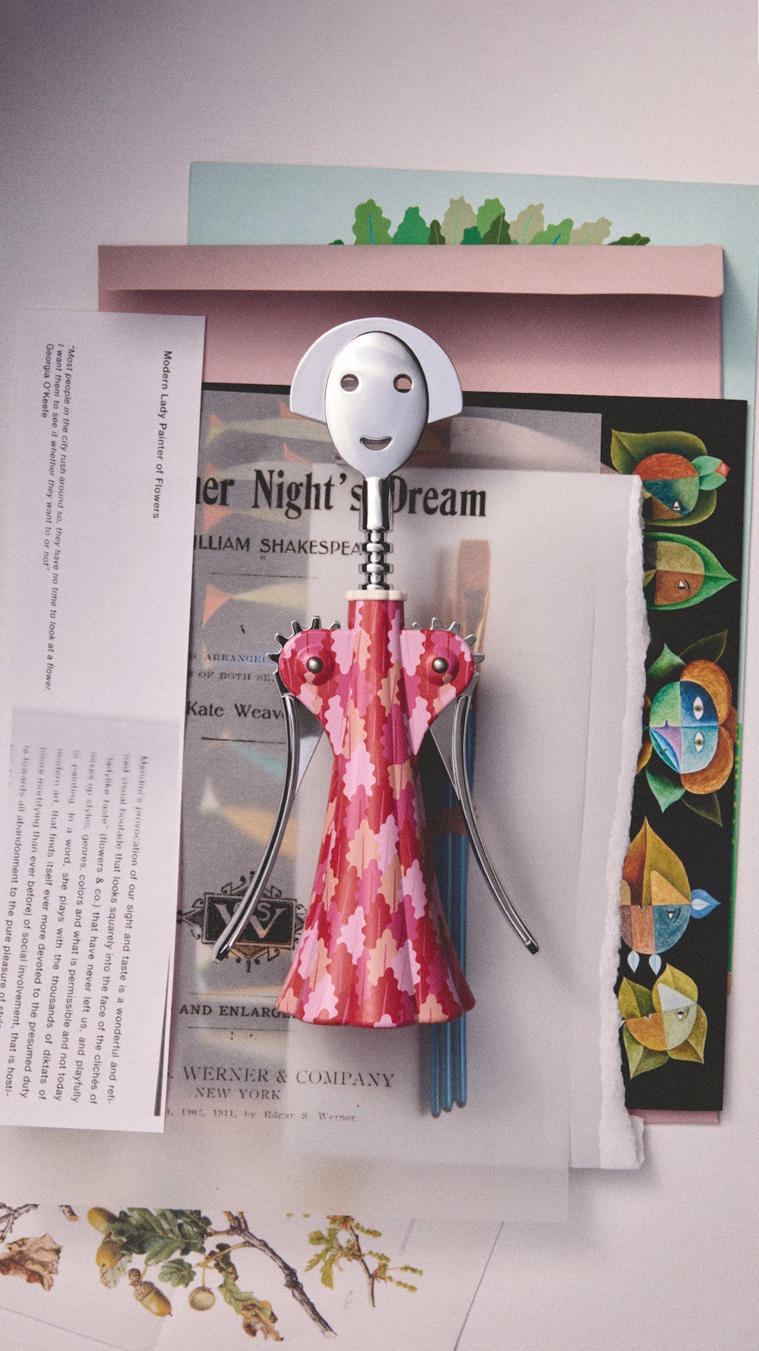 Flügelspieler Korkenzieher Anna G. - Arborea Czerowny mit Pink