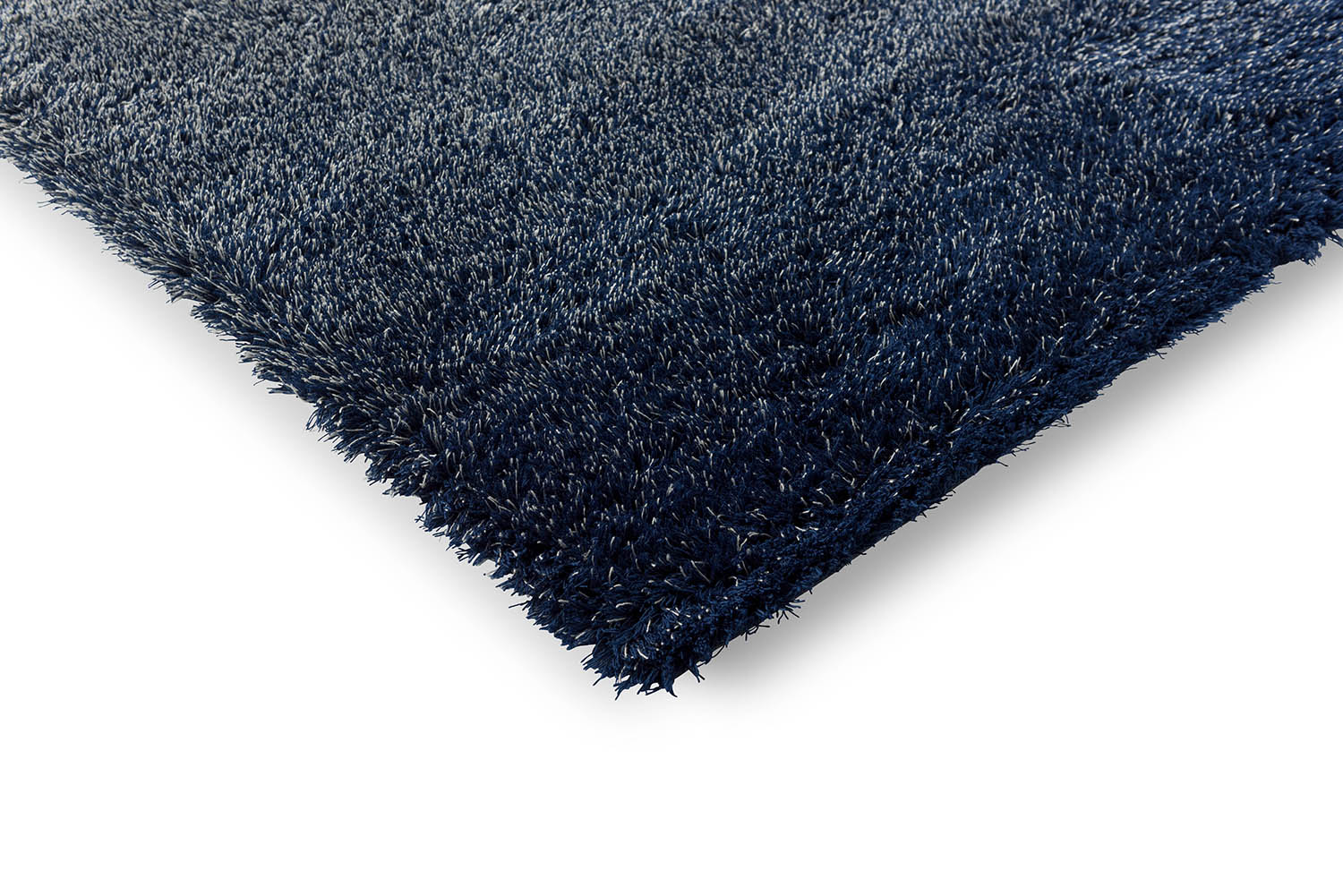 SHADE HIGH gray-blue rug with long pile