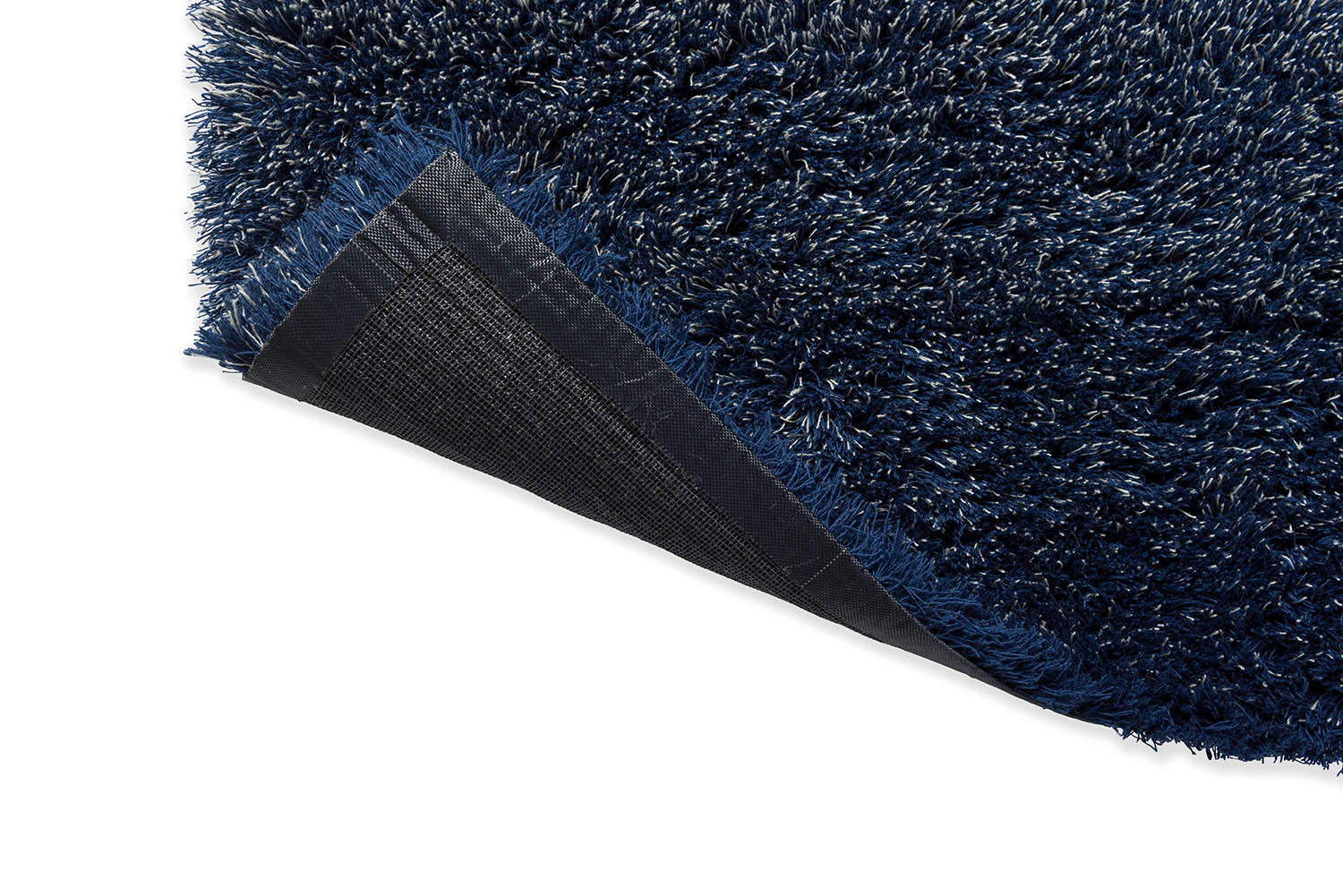 SHADE HIGH gray-blue rug with long pile