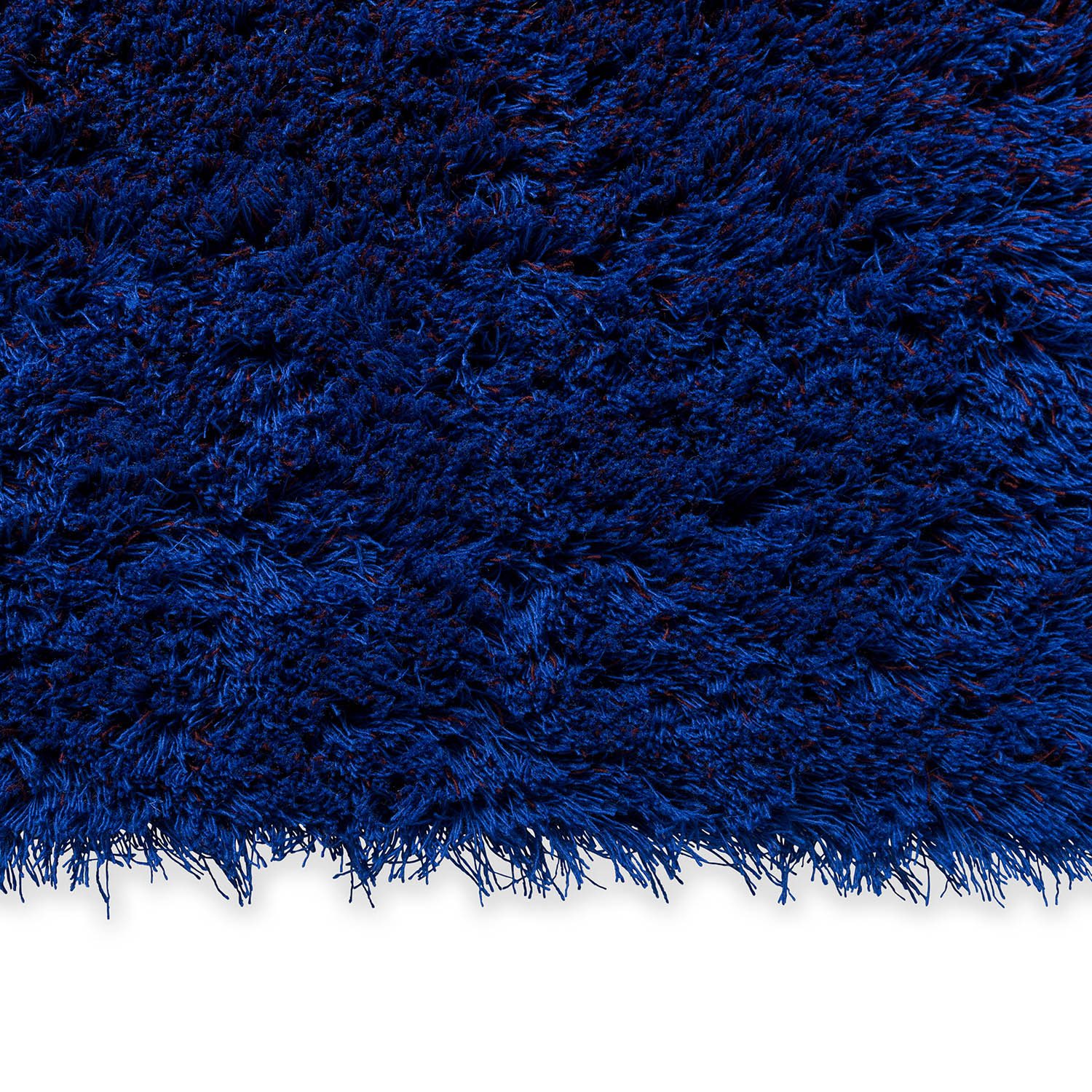 Teppich SHADE HIGH granatblau mit langem Flor