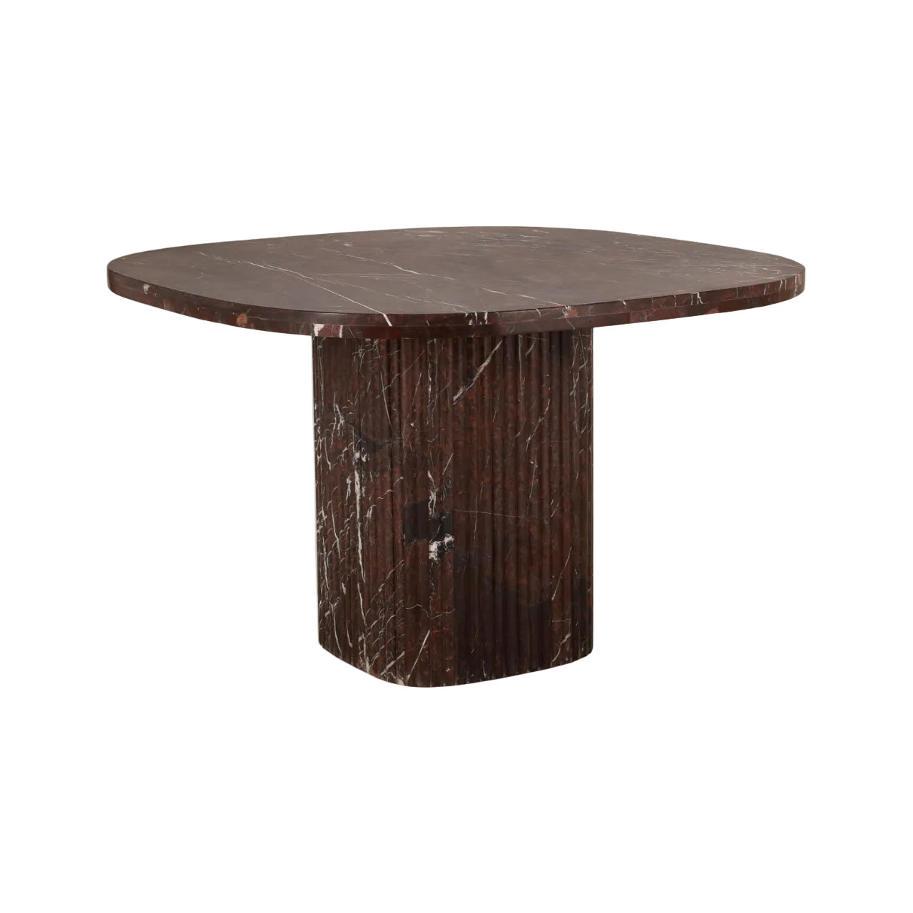 ORCHID Dining Table Brown Marble