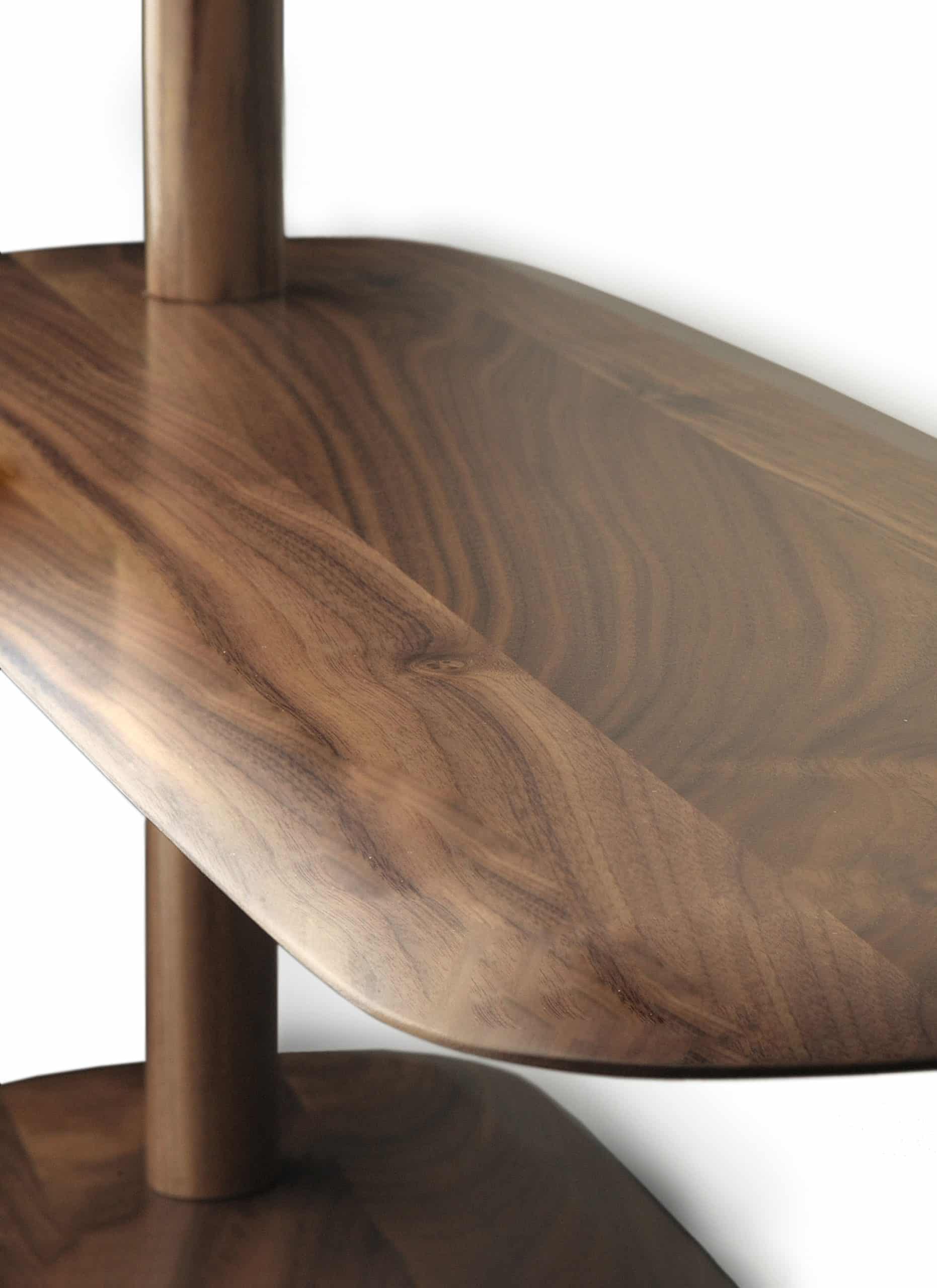 UNICA Wall Console - CONFIGURATION 03 Walnut Veneer