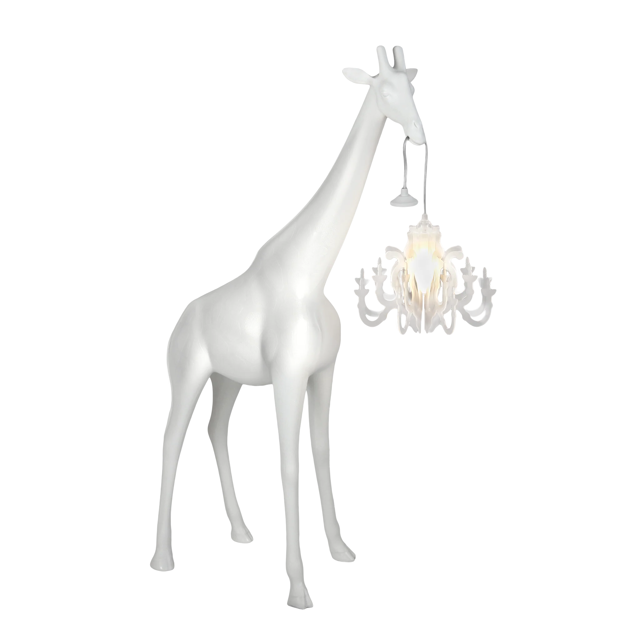 GIRAFFE IN LOVE XS White Lamp