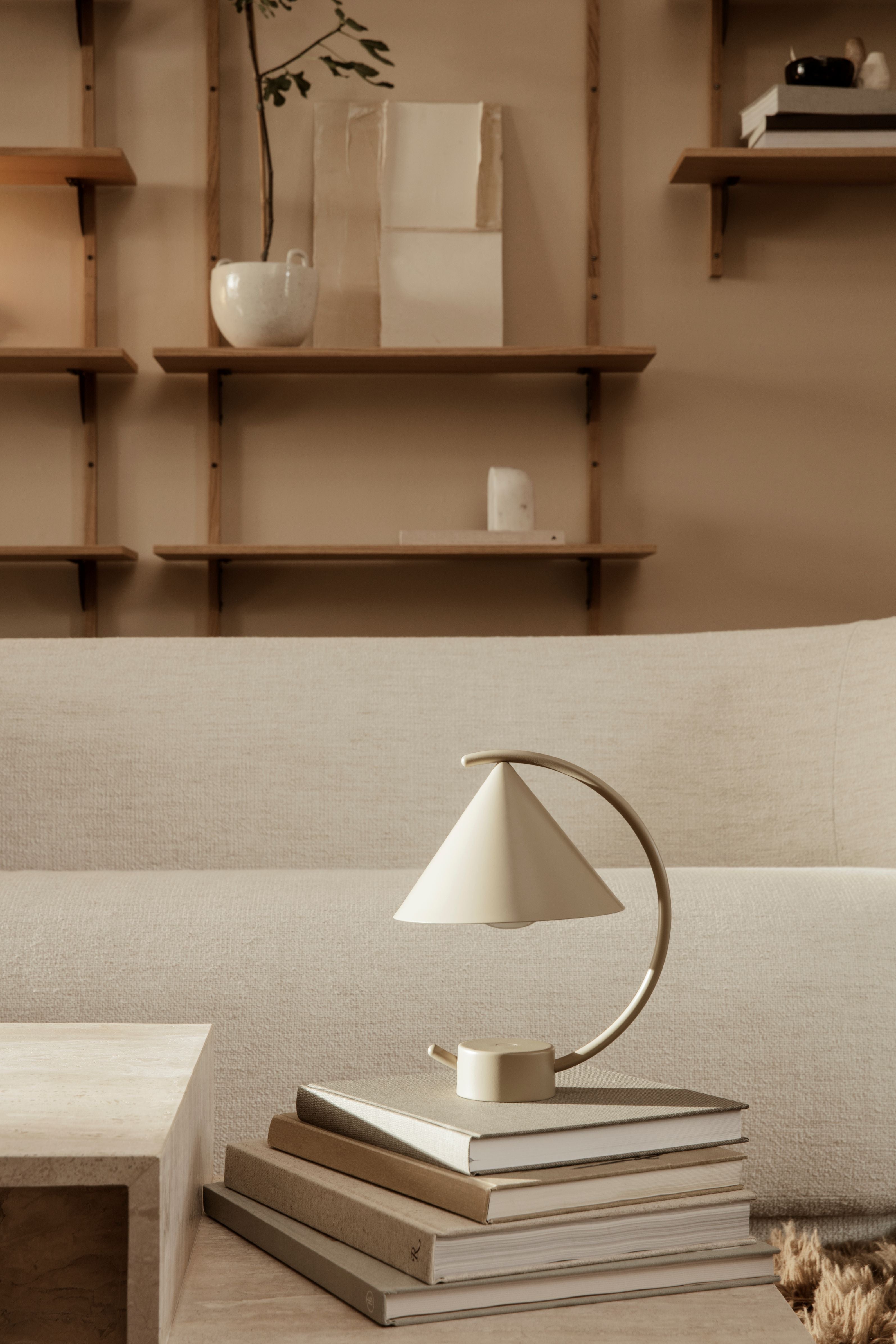 MERIDIAN Tragbare Lampe beige 