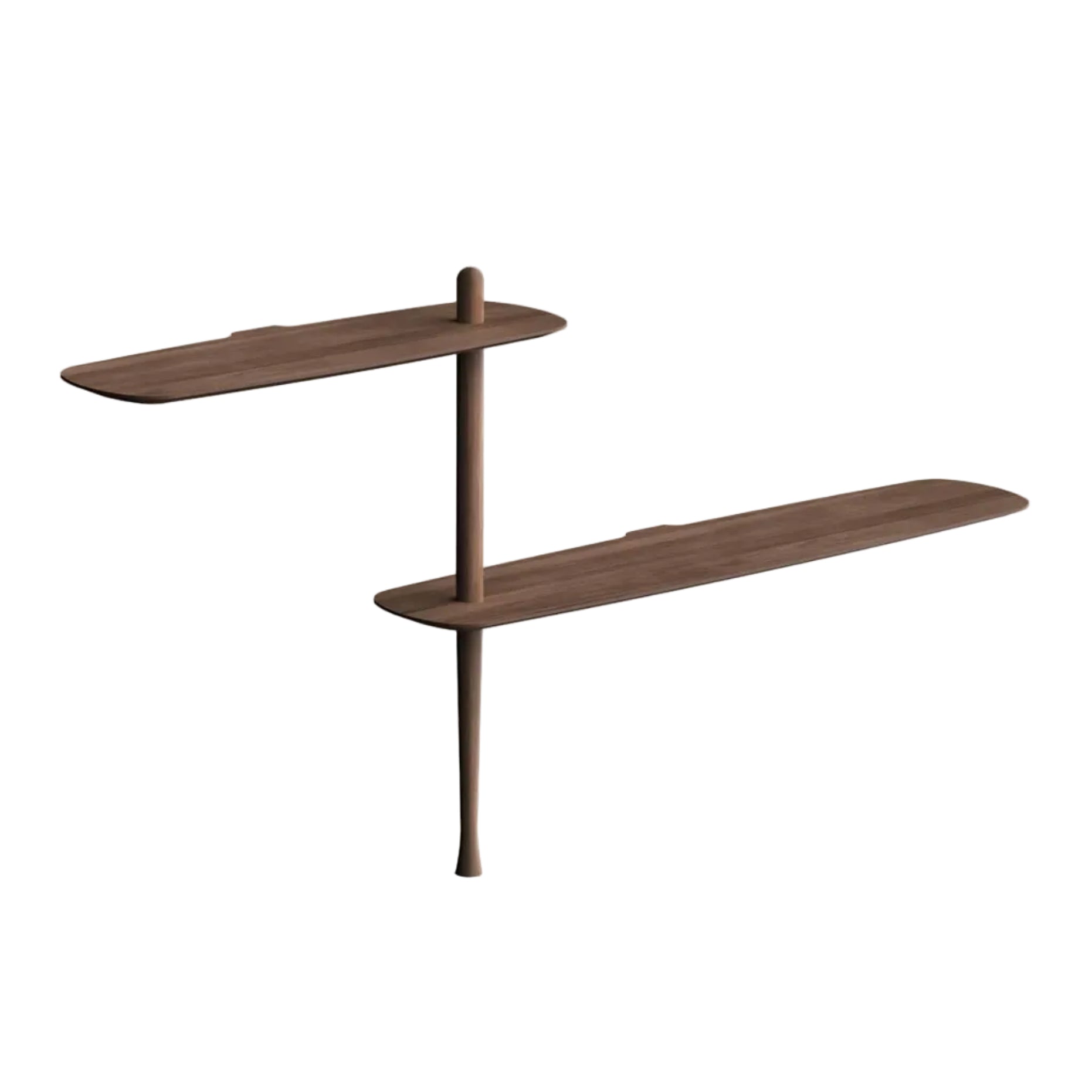 UNICA Wall Console - CONFIGURATION 03 Walnut Veneer