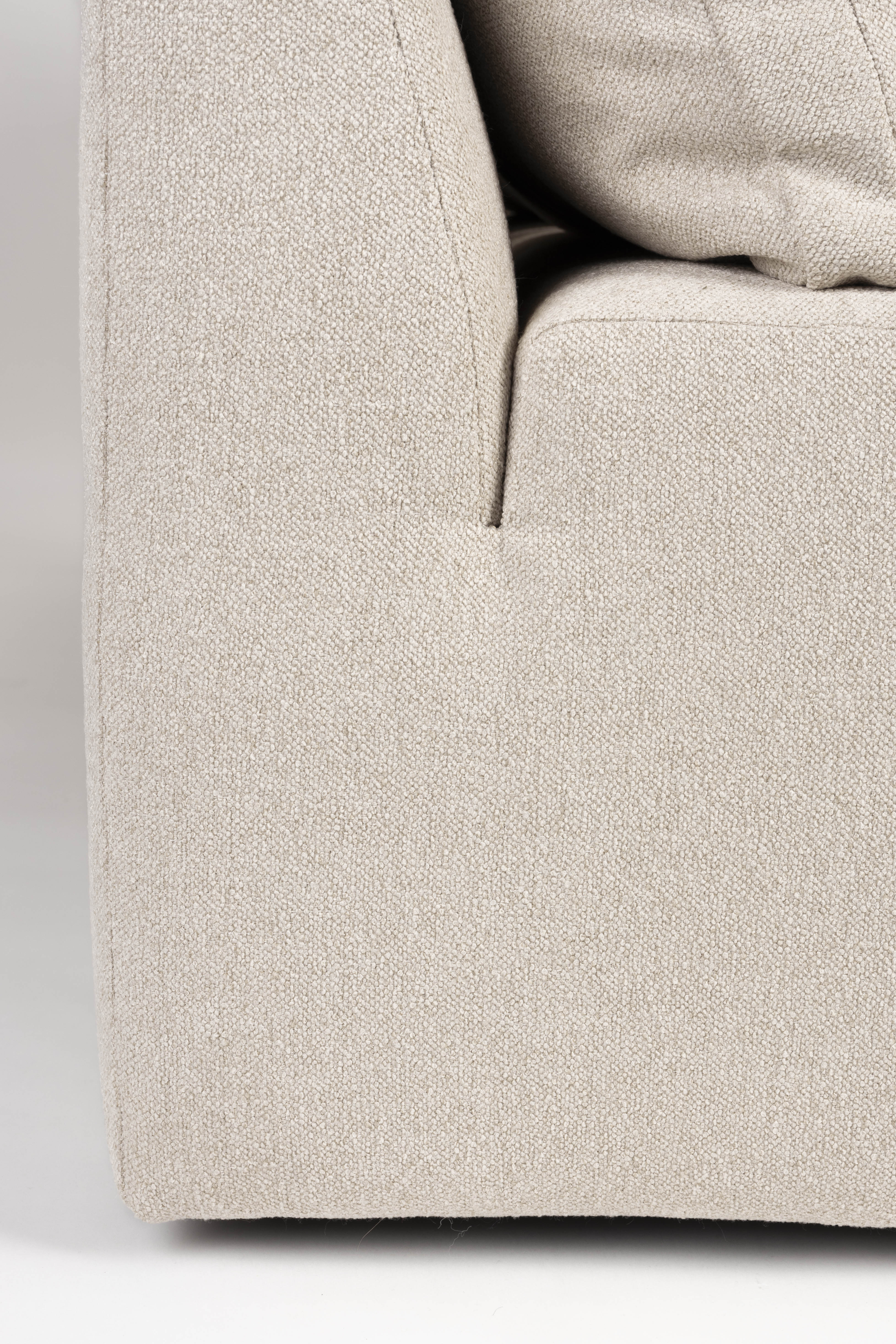 PROSPER modular sofa - left-sided chaise longue in sand