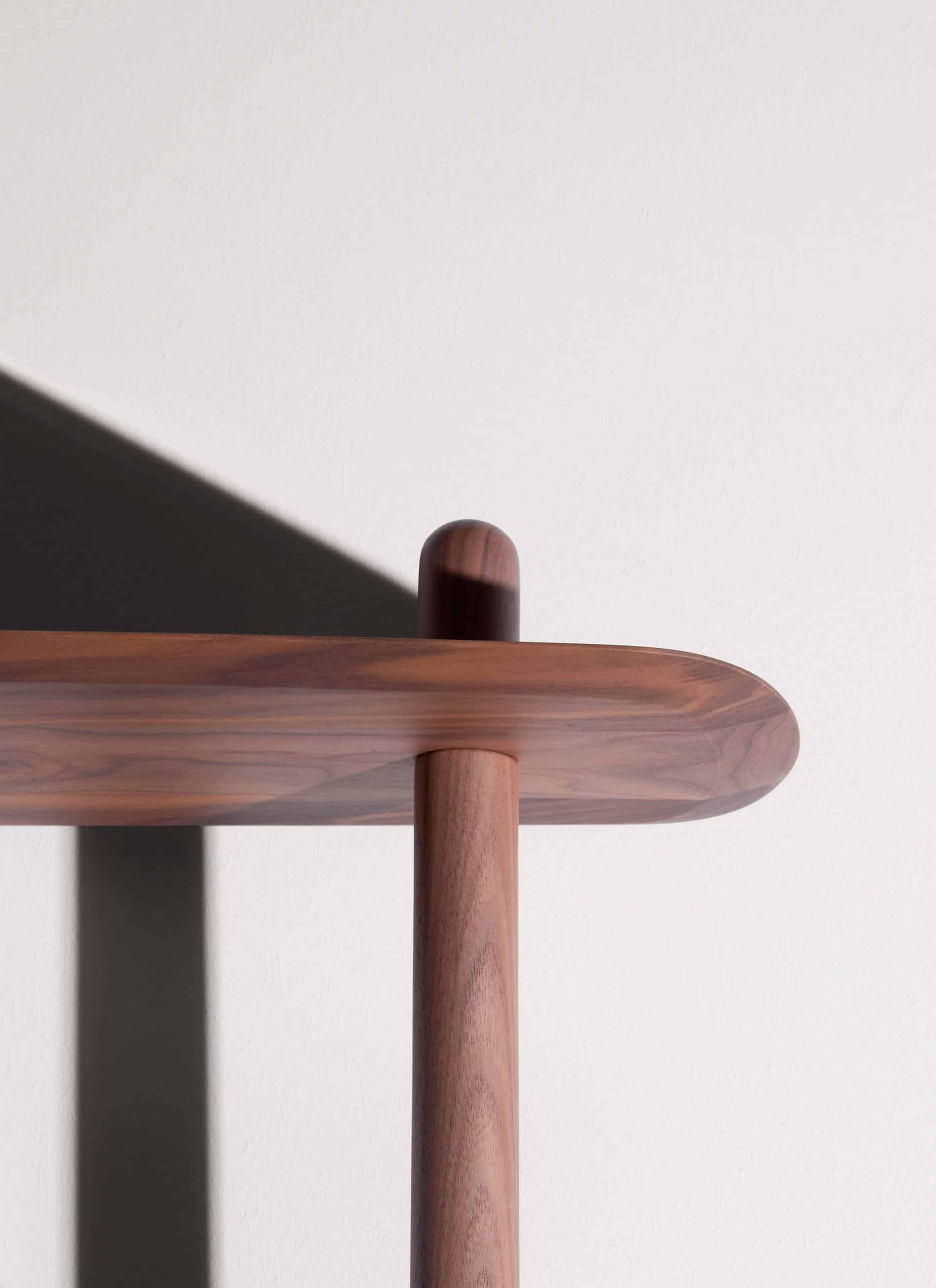 UNICA Wall Shelf - CONFIGURATION 10 Walnut Veneer