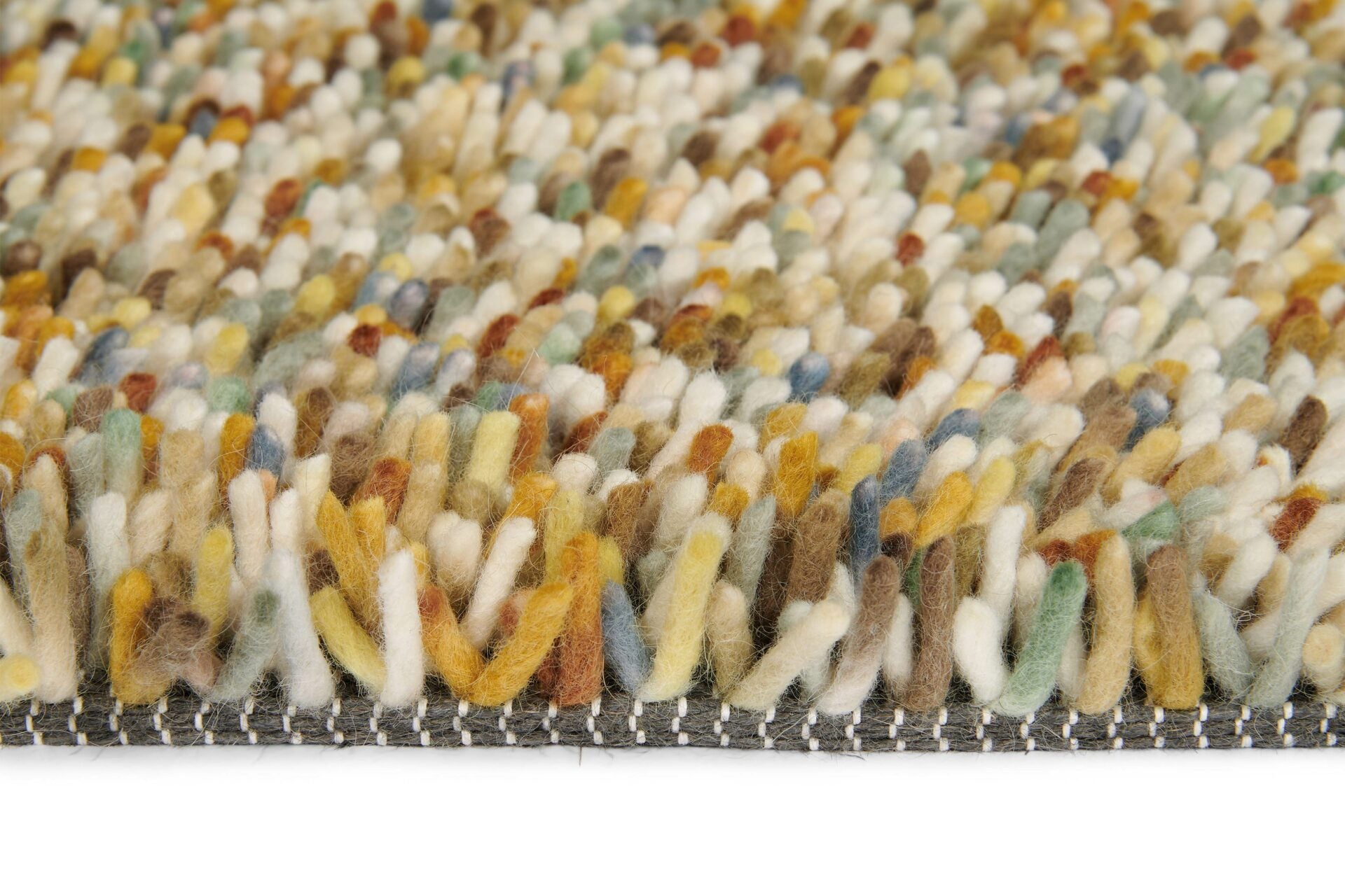 Teppich POP ART orange mit langem Flor