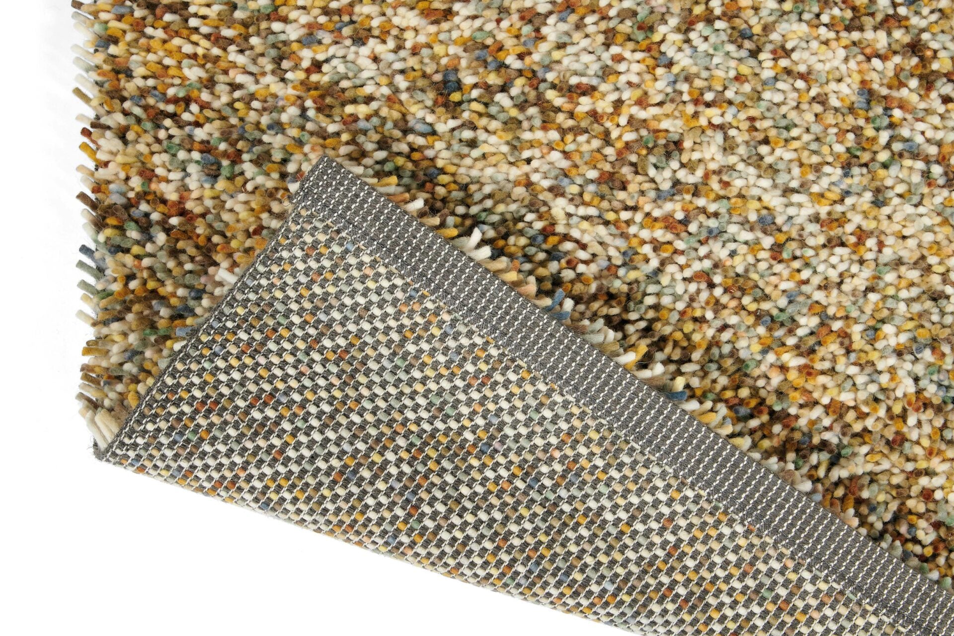 Teppich POP ART orange mit langem Flor