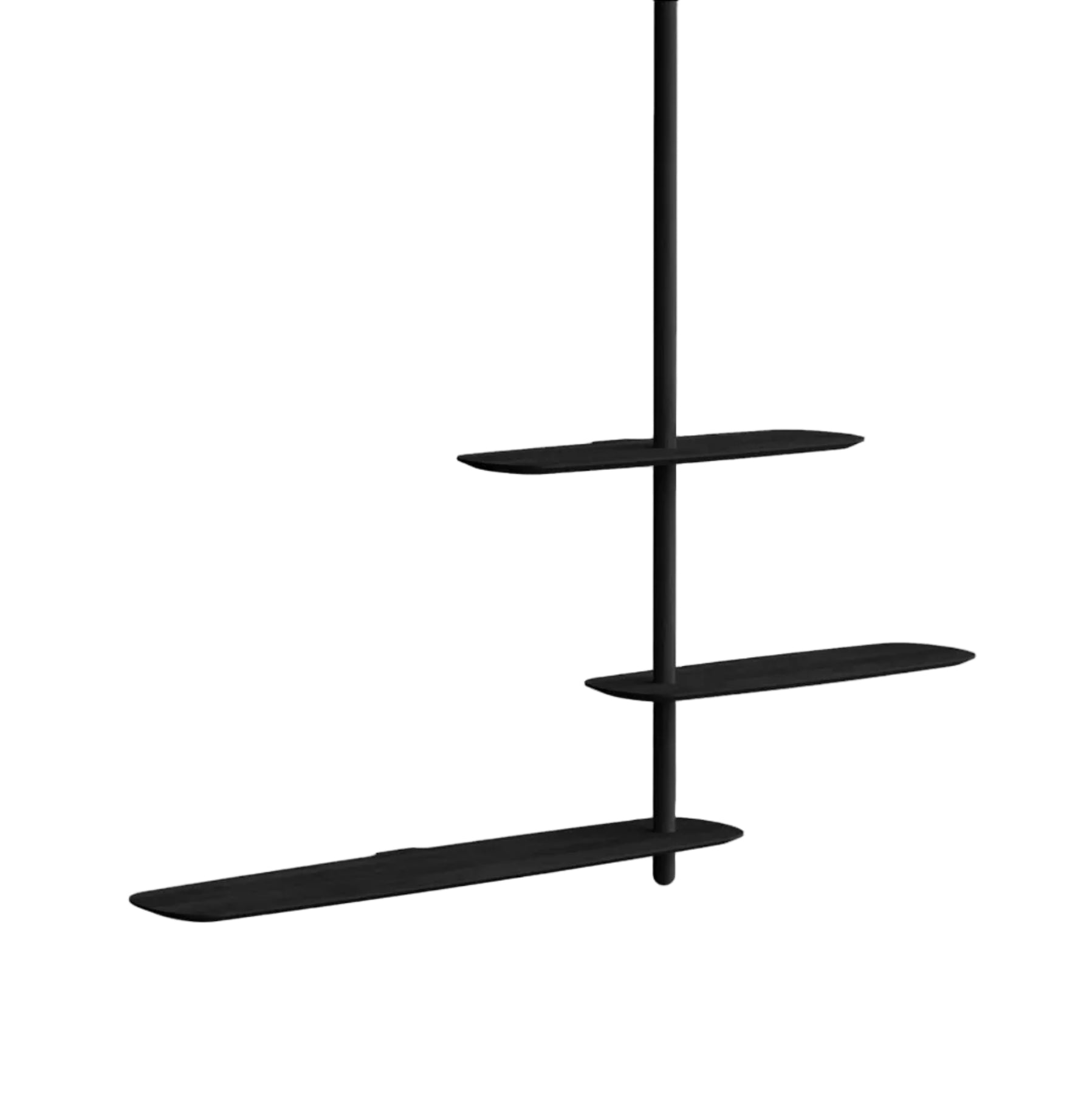 UNICA Hanging Shelf - CONFIGURATION 05 black ash veneer