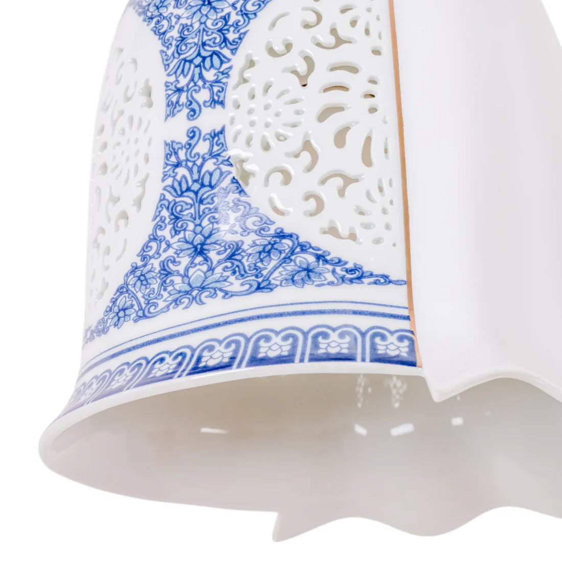 Pendant lamp HYBRID LAUVIA white porcelain