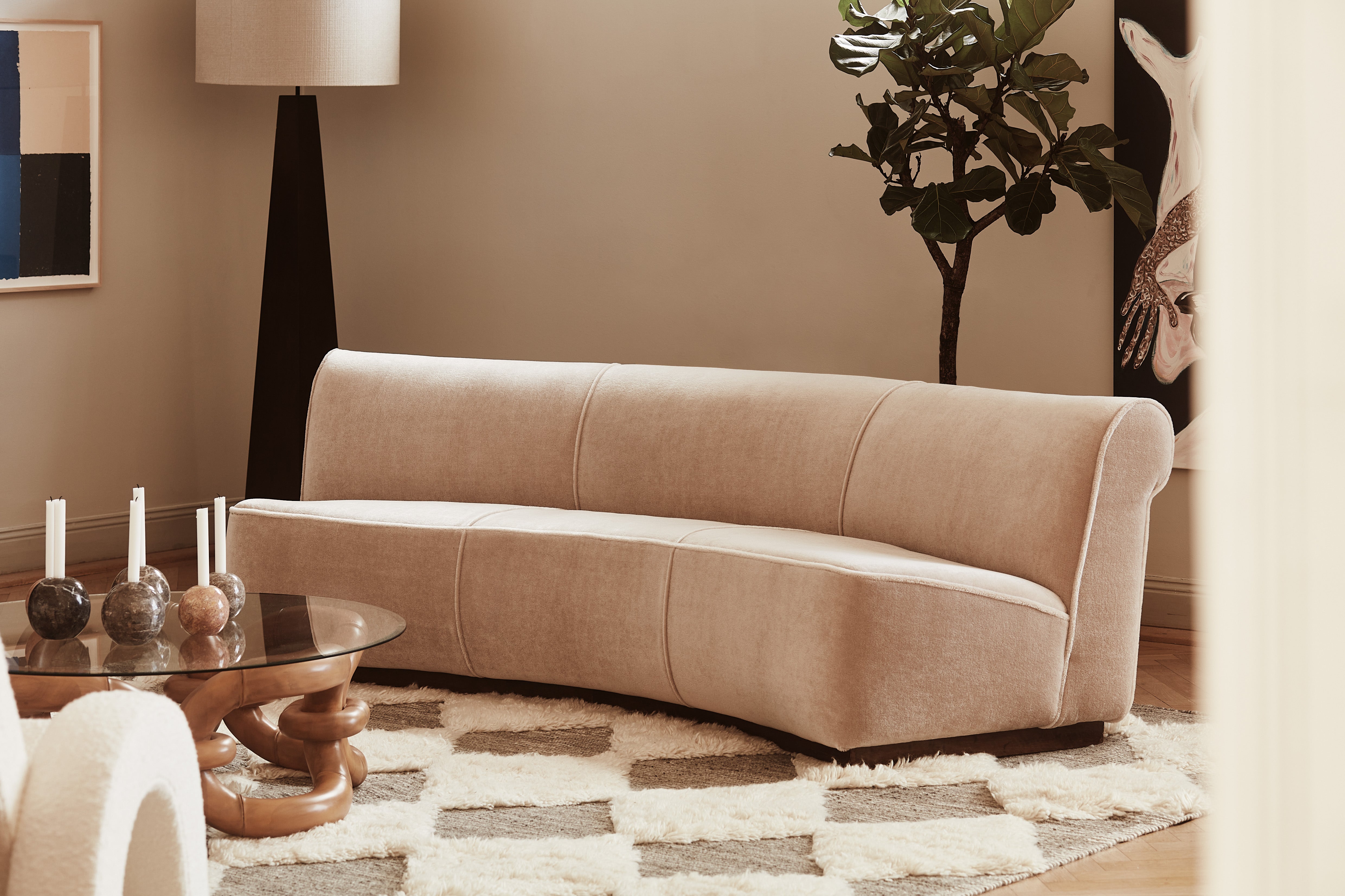 CHESS RYA gray rug with cream