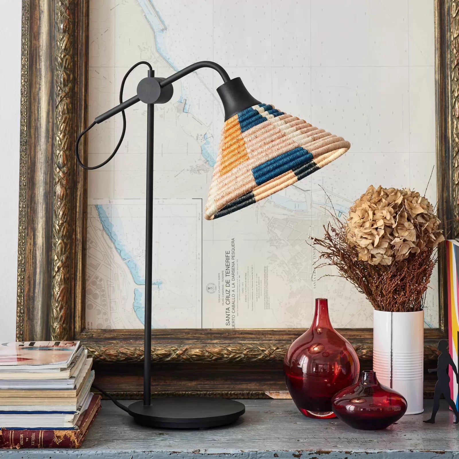 Lampa stołowa PARROT piaskowy – Forestier