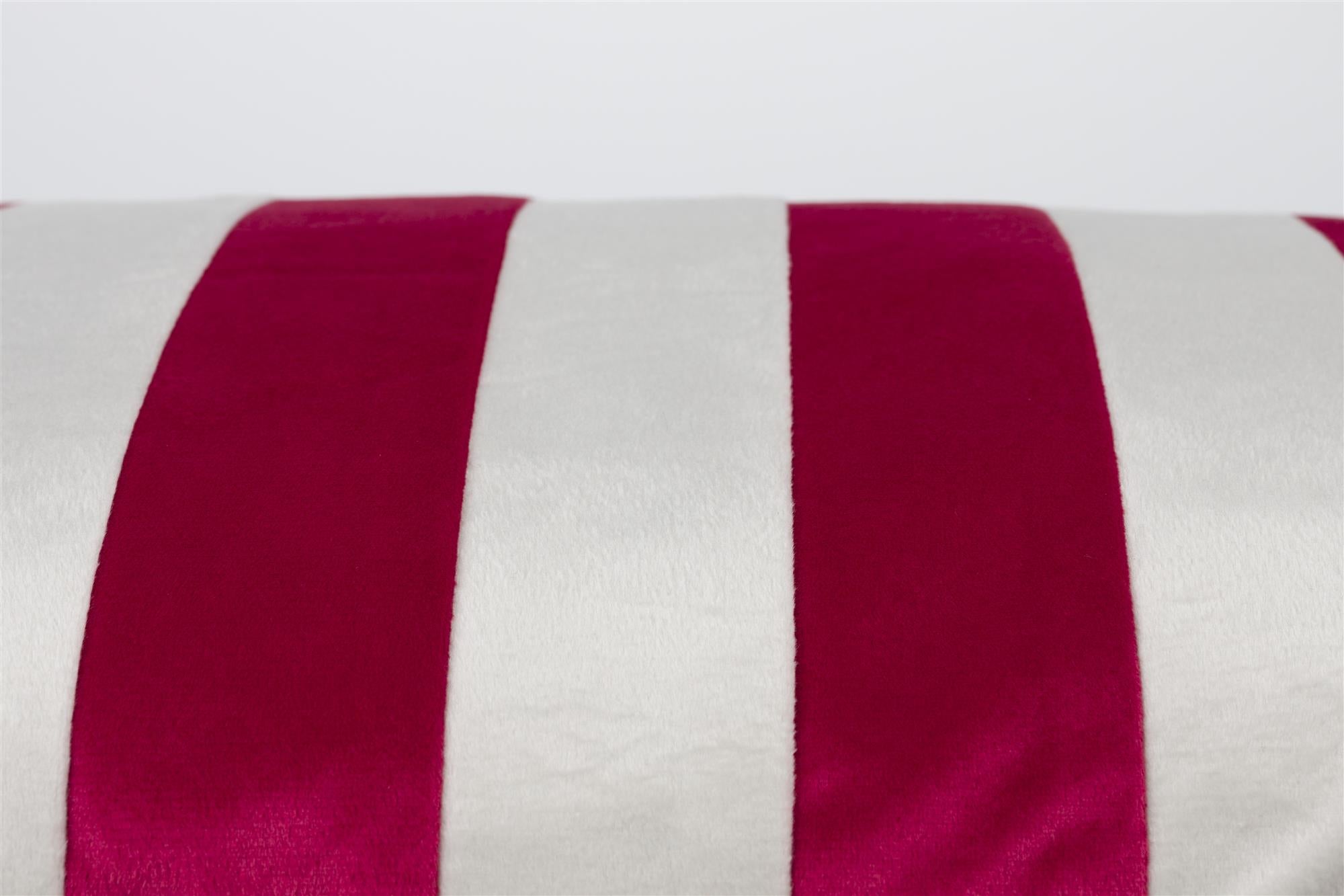 Kissen TAZ rot mit Weiß