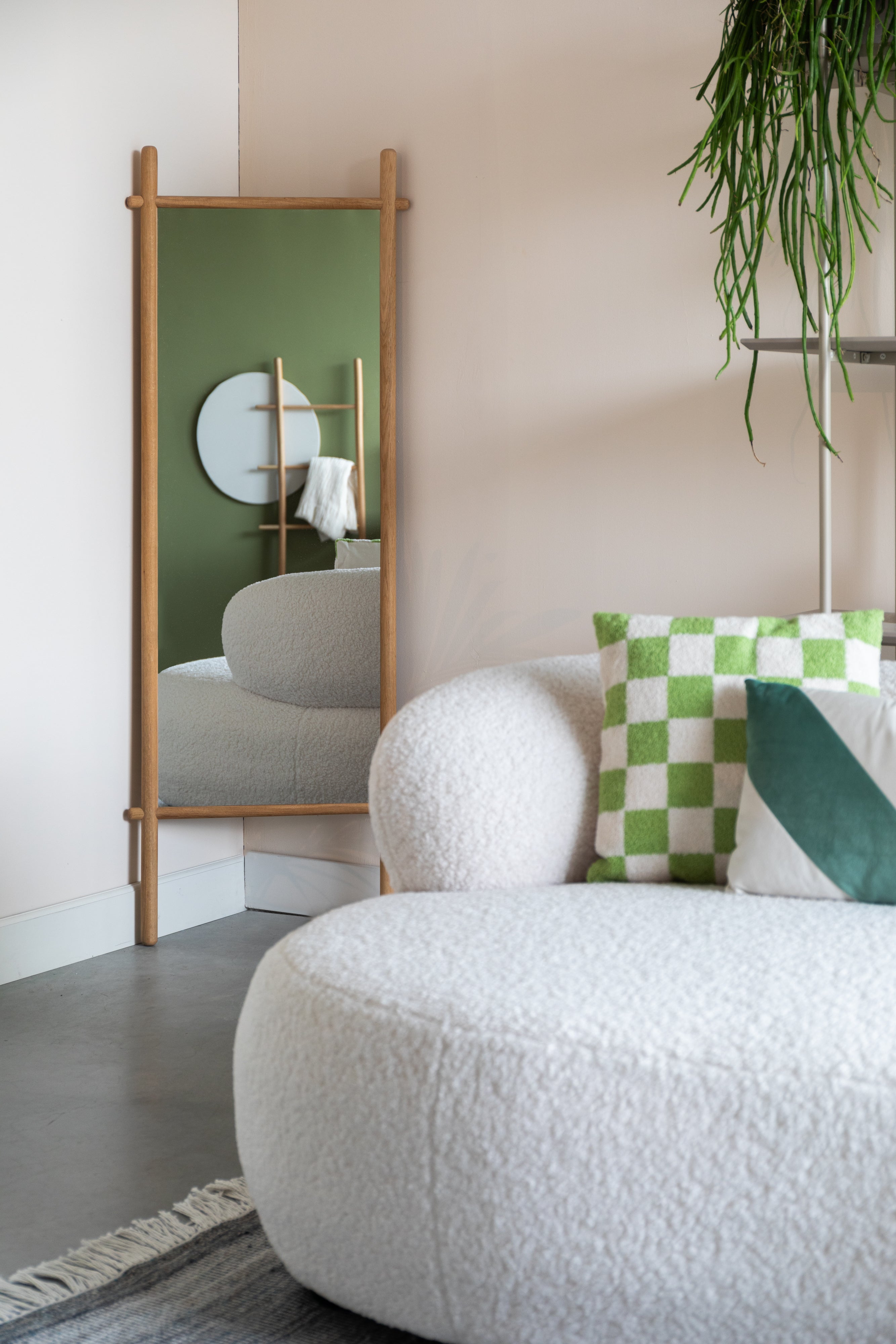 SOLENE mirror wooden frame