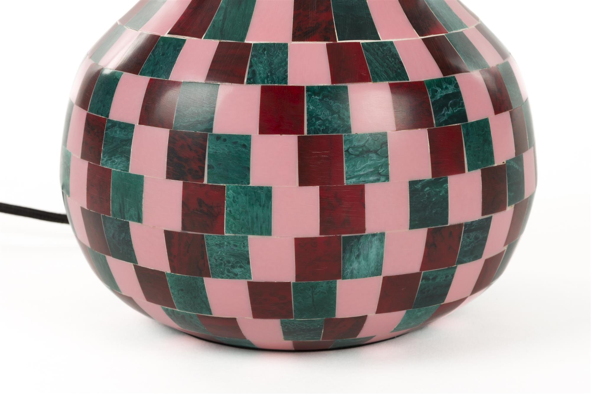 KEINE ANGST VOR FARBE rosa Tischlampe