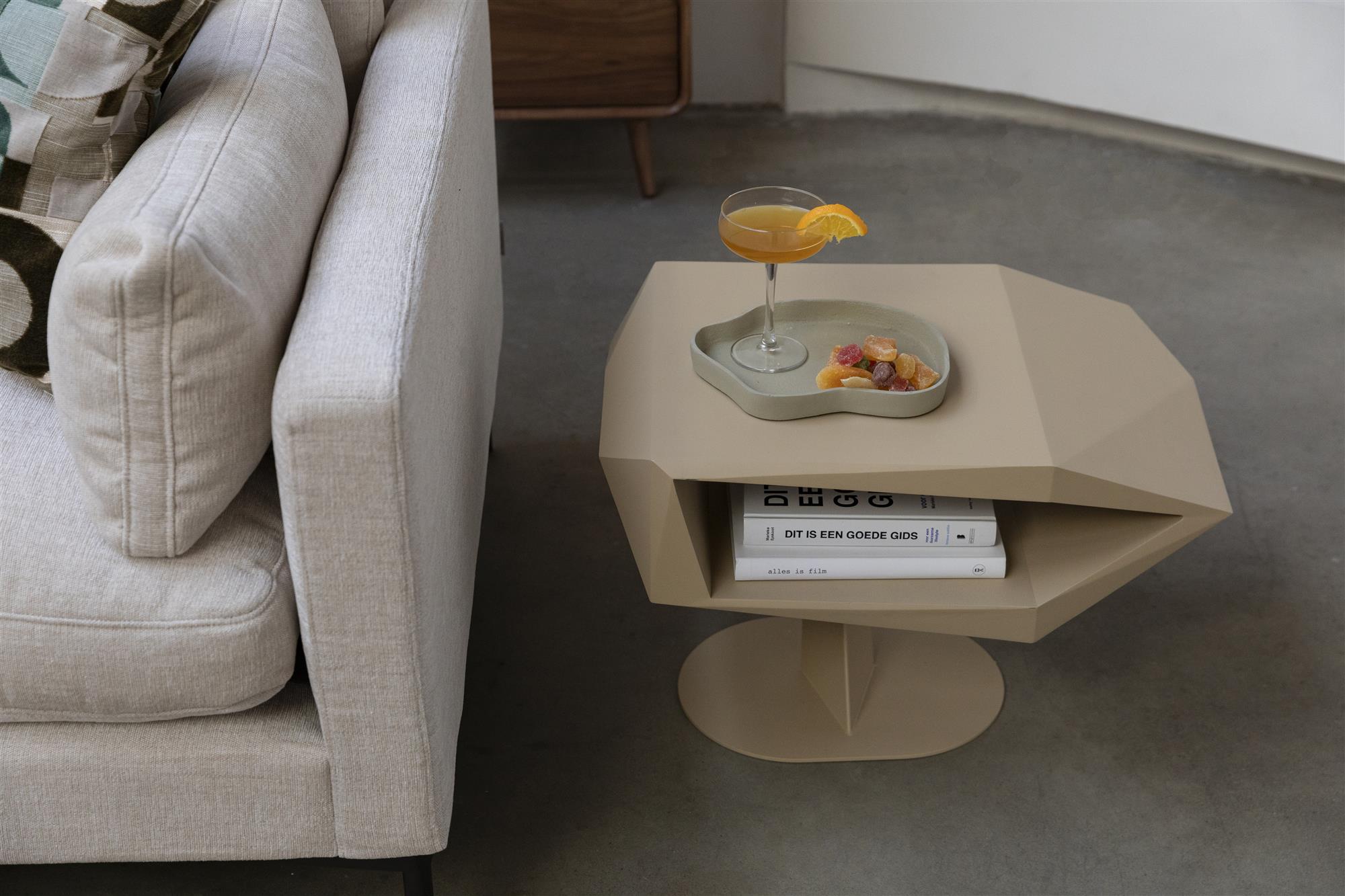 NORTH beige side table